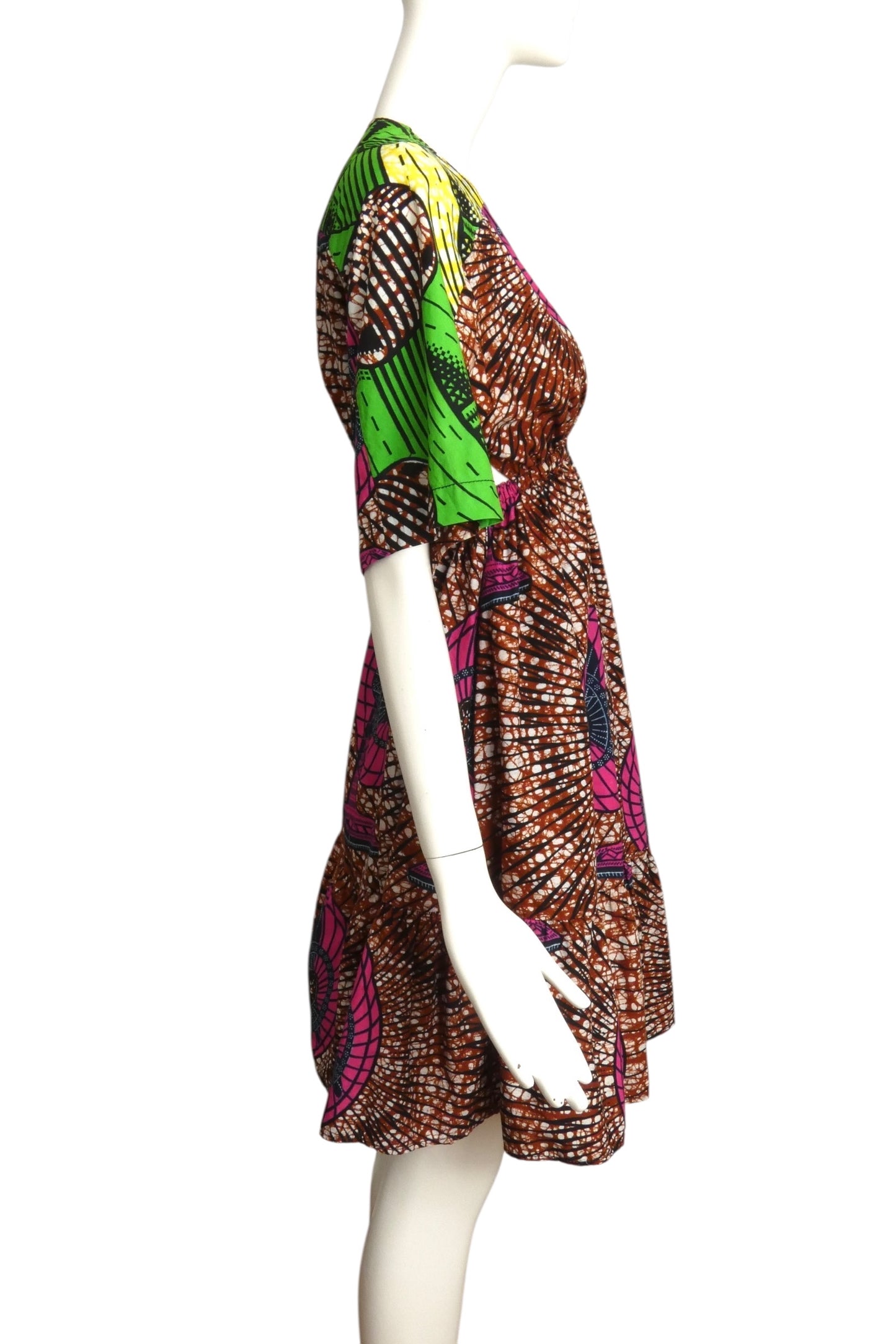 STELLA MCCARTNEY- 2018 Printed Cotton Batiste Dress, Size 6