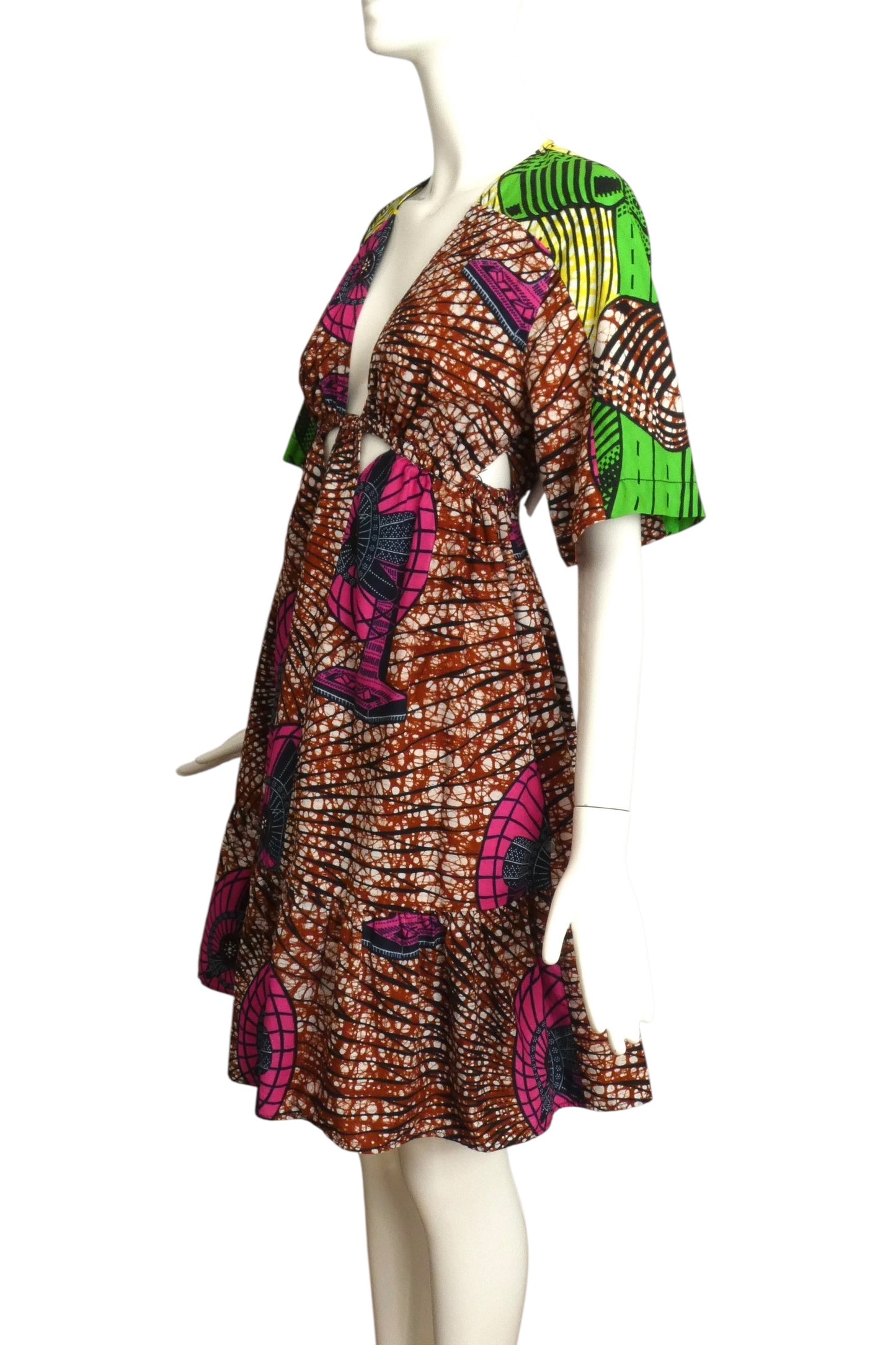 STELLA MCCARTNEY- 2018 Printed Cotton Batiste Dress, Size 6