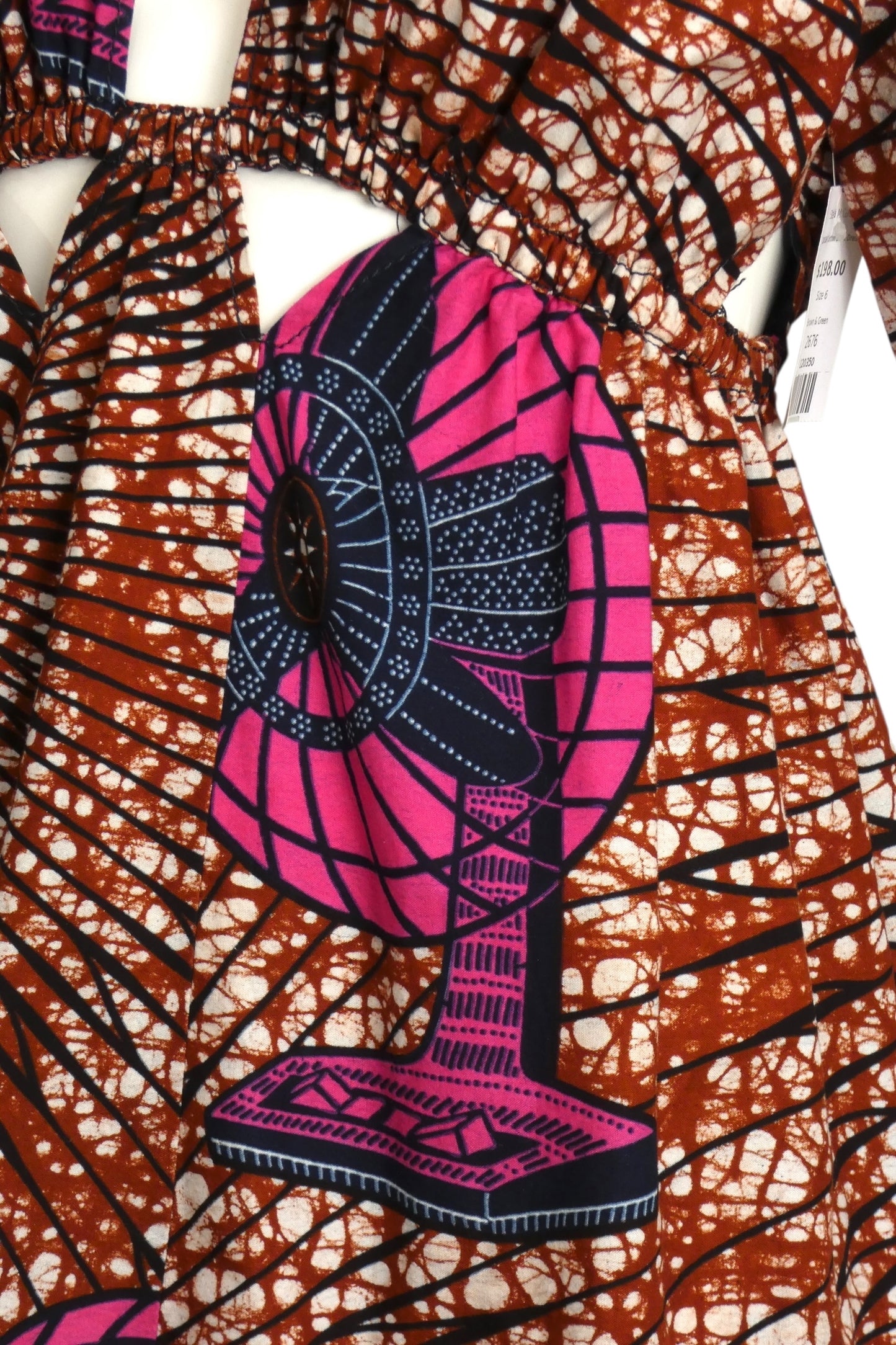 STELLA MCCARTNEY- 2018 Printed Cotton Batiste Dress, Size 6