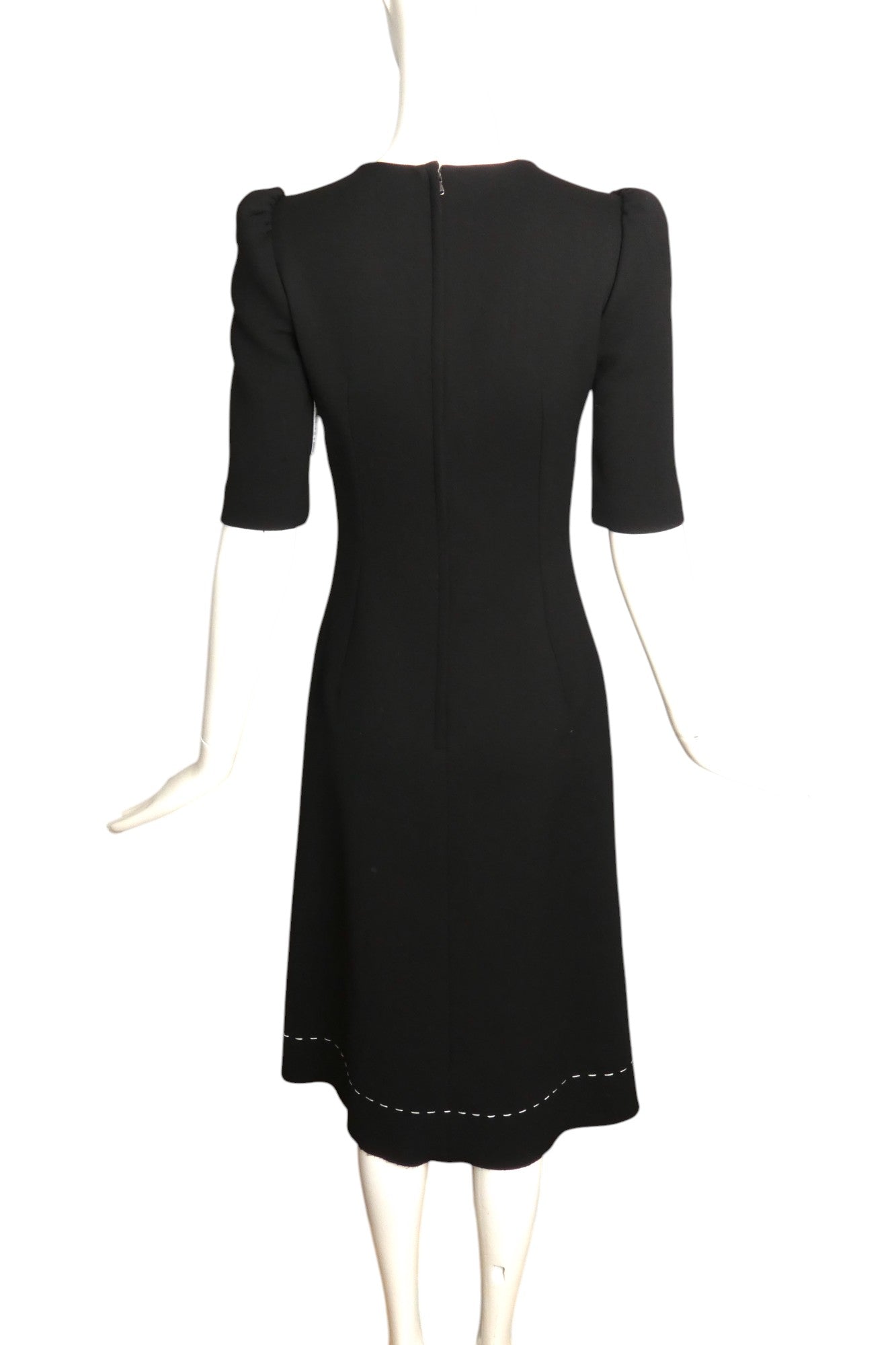 DOLCE & GABBANA- 2016 Black Mirror Fairy Tale Dress, Size 2