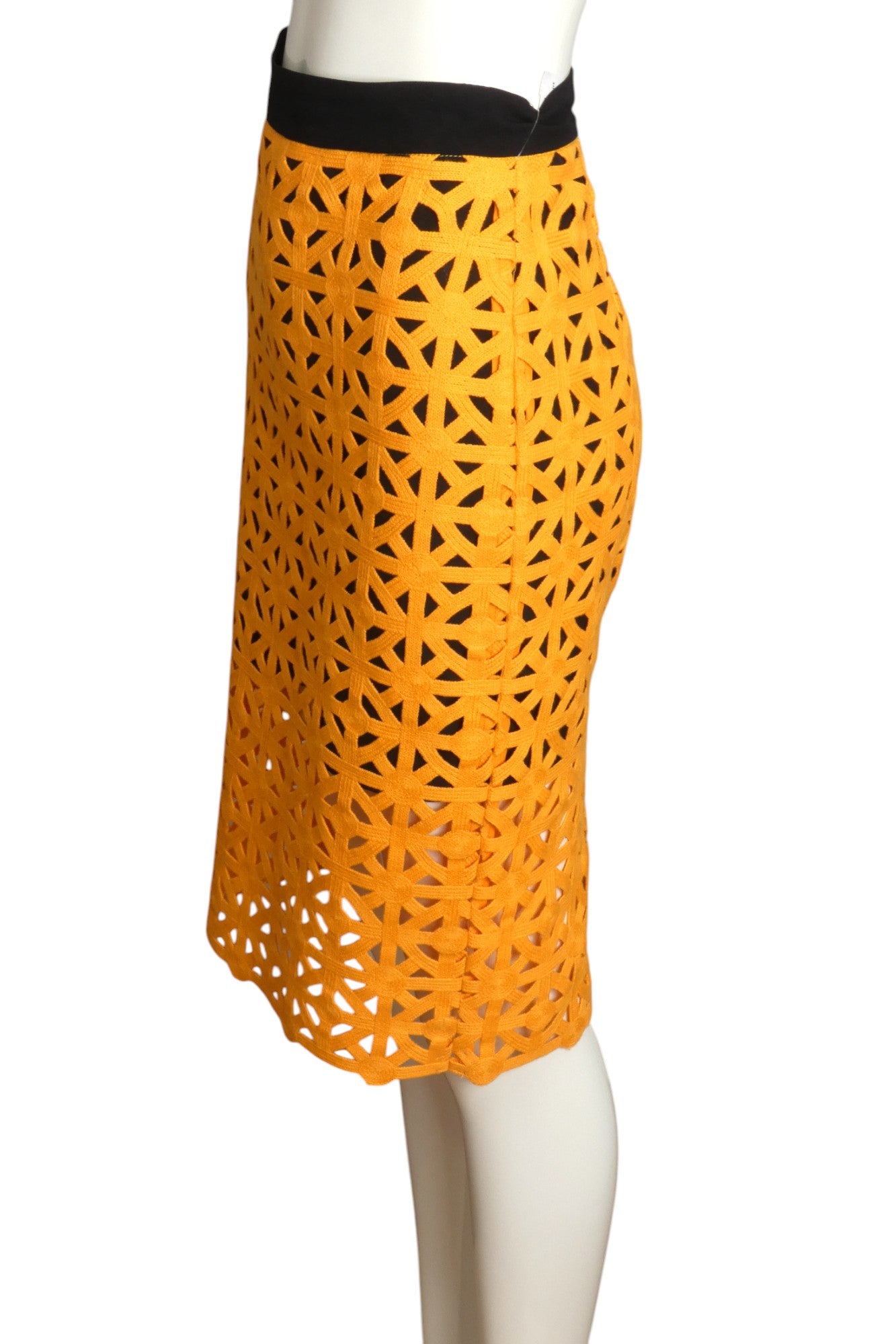 MSGM- Macrame Knit Midi Pencil Skirt, Size 4