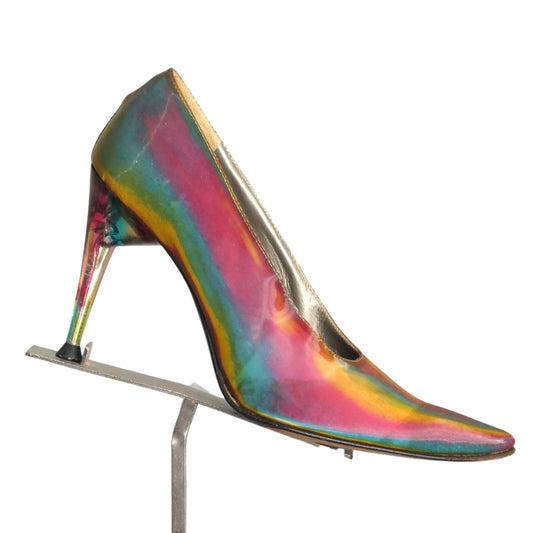 FIGUEROA- 1980s Hologram Pumps, Size 6.5B