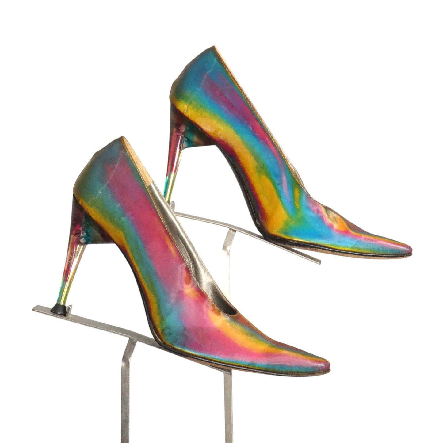 FIGUEROA- 1980s Hologram Pumps, Size 6.5B