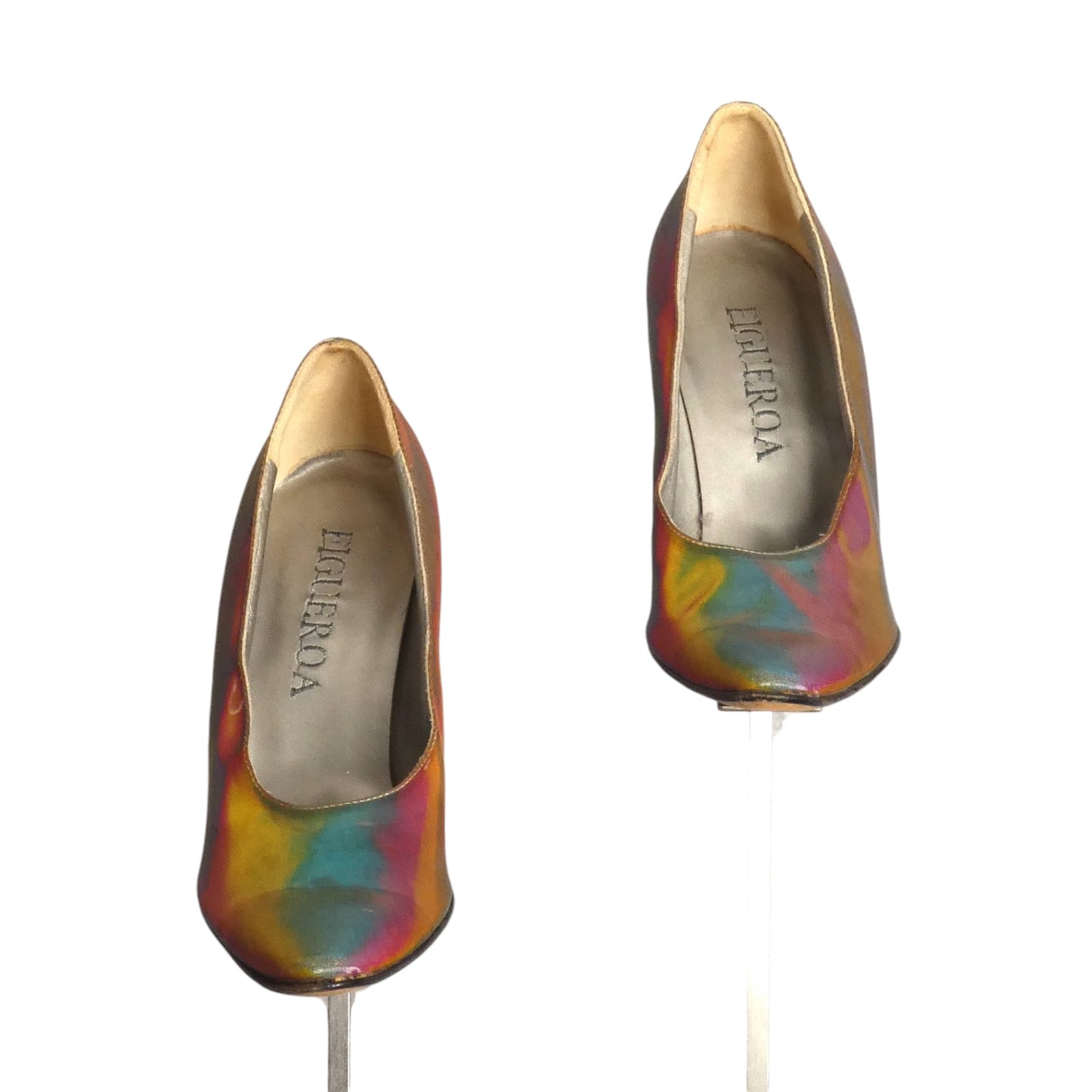 FIGUEROA- 1980s Hologram Pumps, Size 6.5B