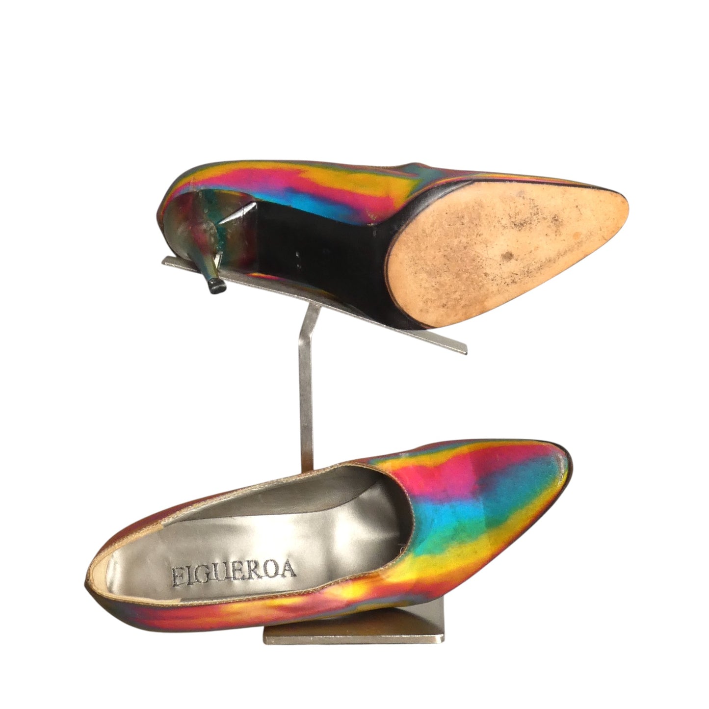 FIGUEROA- 1980s Hologram Pumps, Size 6.5B