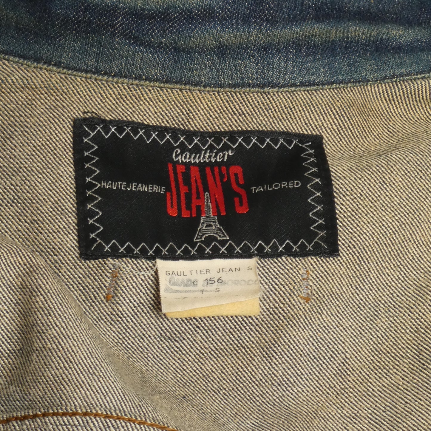 GAULTIER JEAN'S- 1980s Denim Vest, Size 6