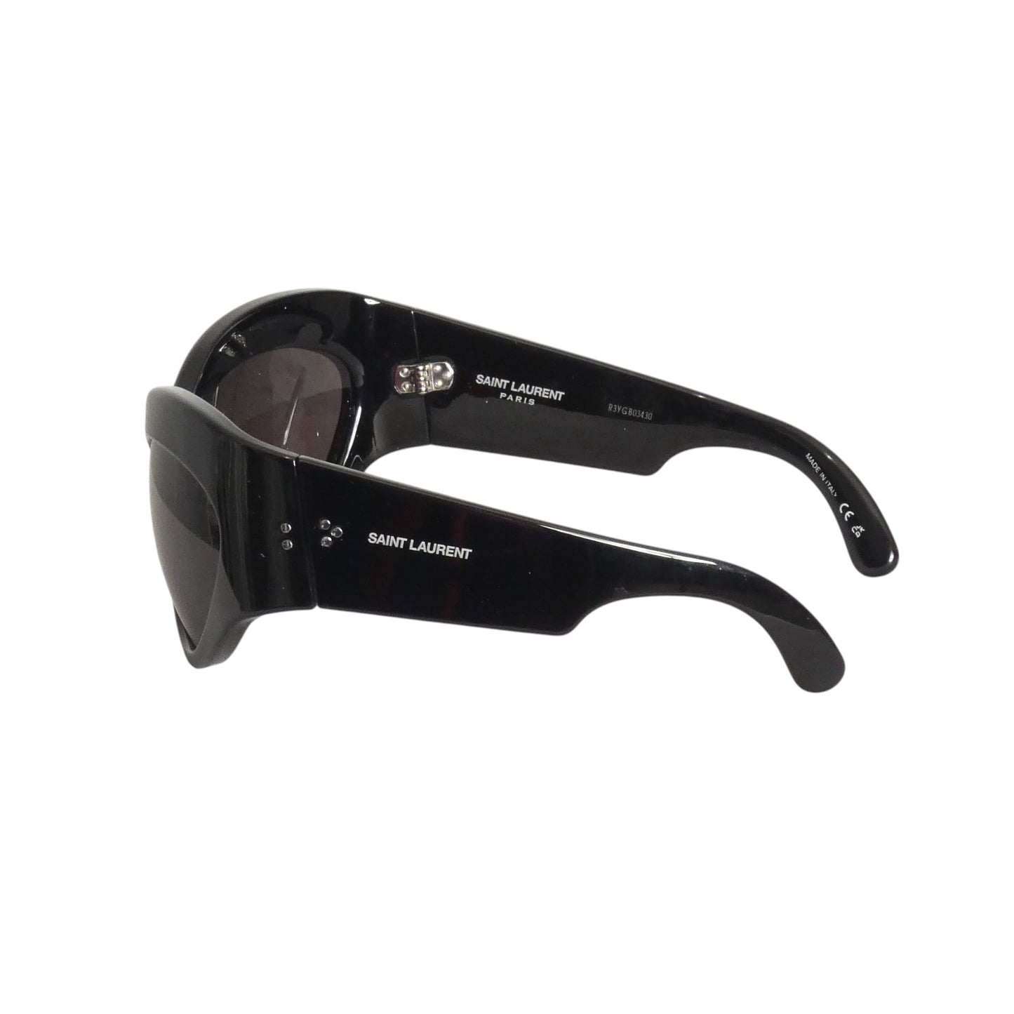 SAINT LAURENT- Black Cat Eye Sunglasses