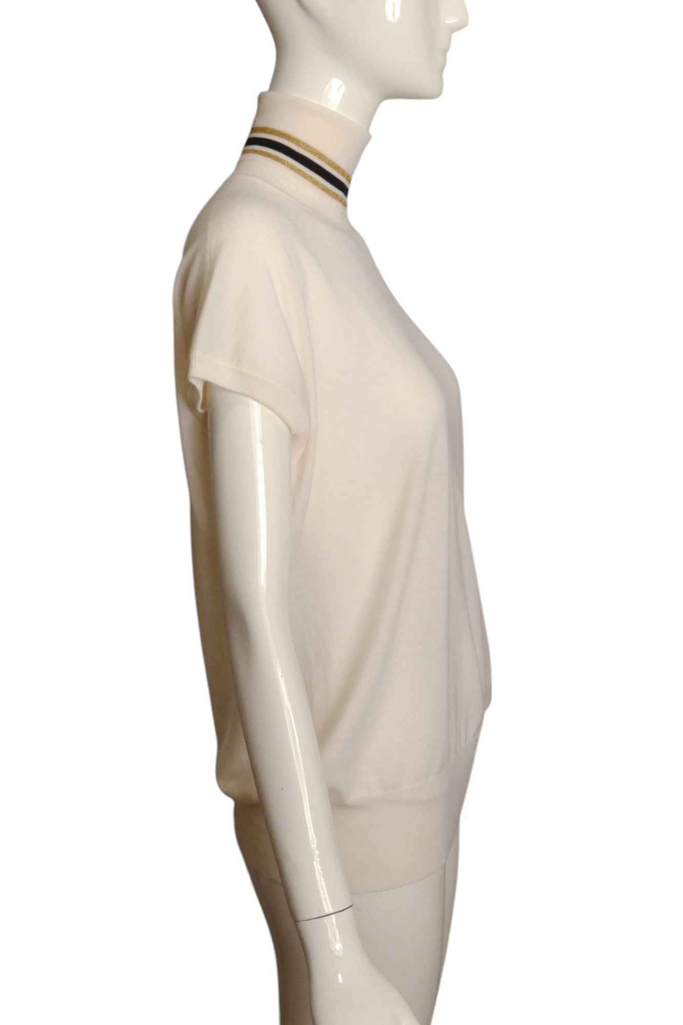 GUCCI- NWT Ivory Knit Turtleneck Sweater, Size Large