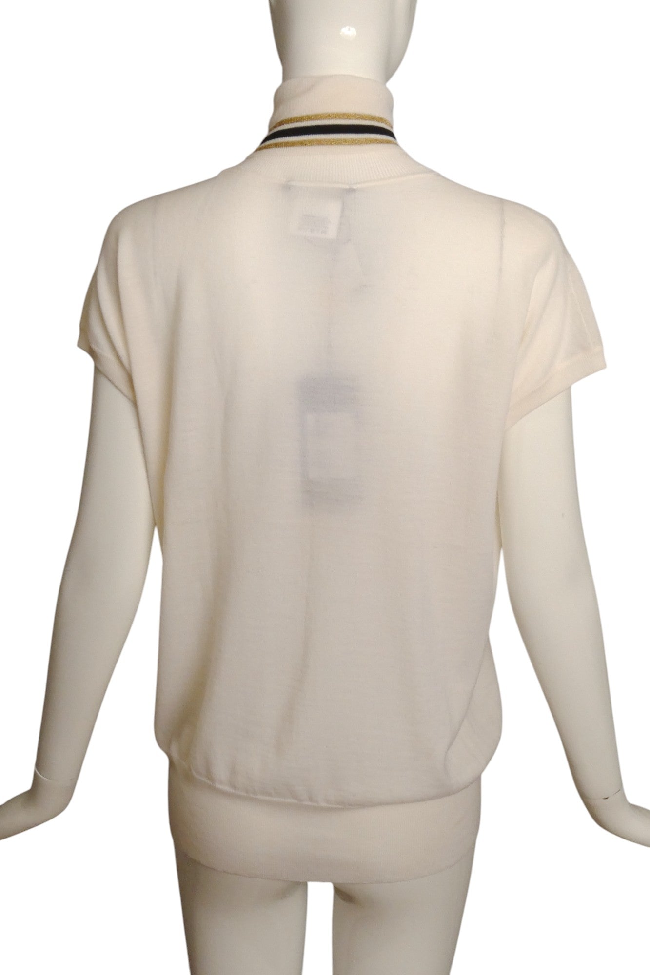 GUCCI- NWT Ivory Knit Turtleneck Sweater, Size Large