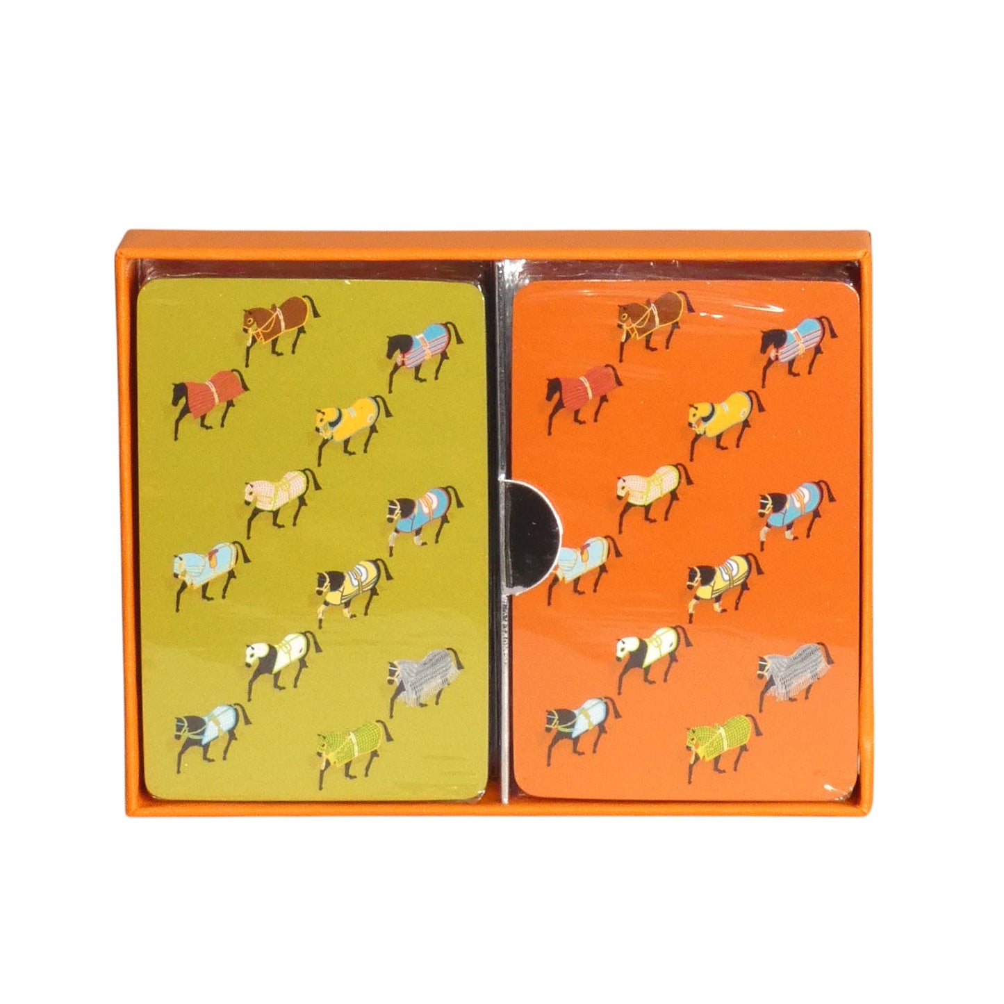 HERMES- NIB 2 Playing Card Decks