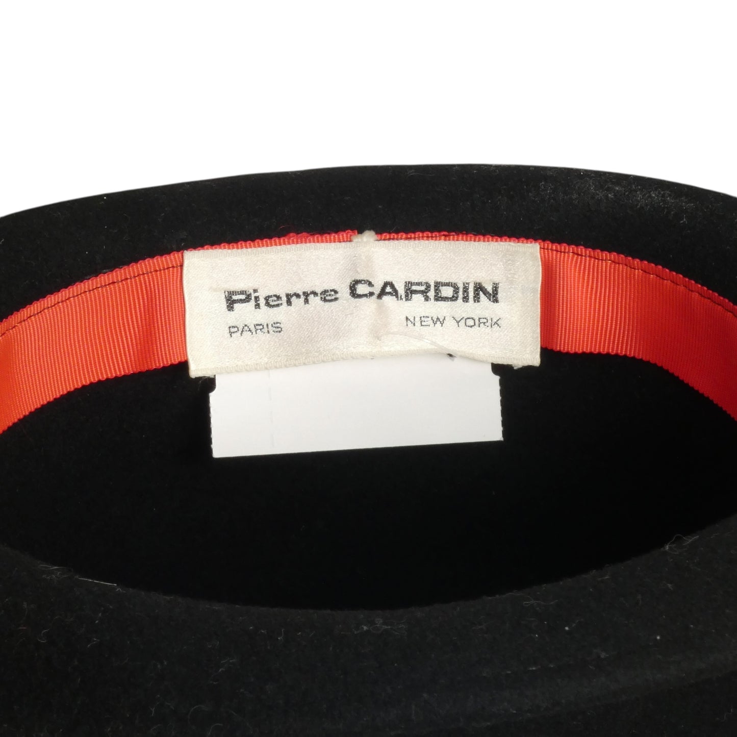 PIERRE CARDIN- 1980s Black Wool Felt Bowler