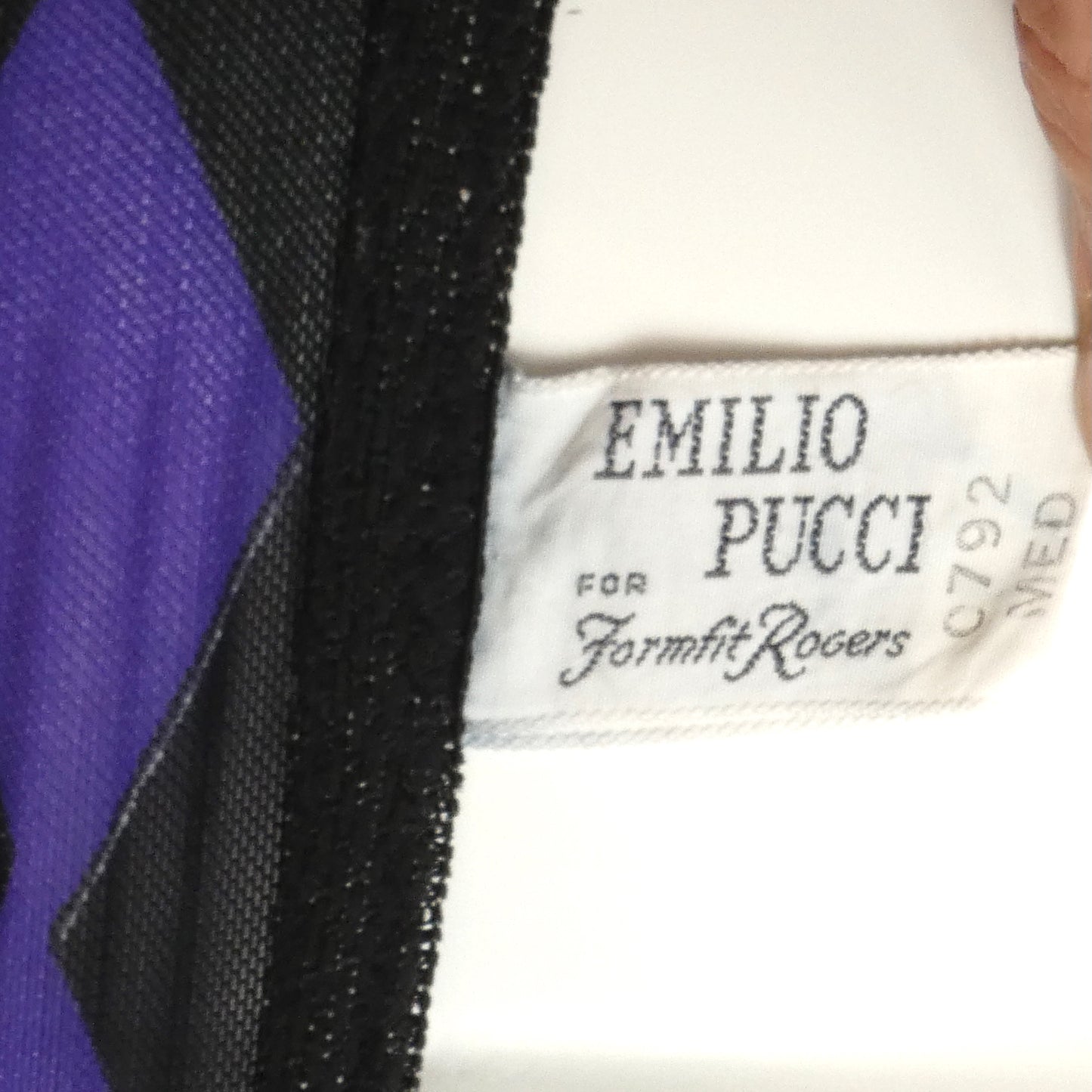 EMILIO PUCCI- 1970s Printed Pantie Girdle, Size 2