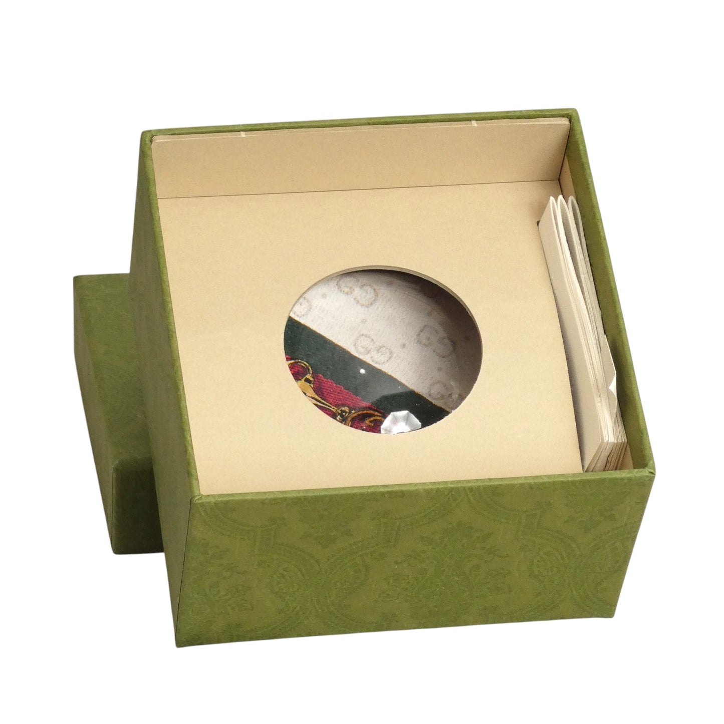 GUCCI- NIB Glass Vintage Horse Bit Paper Weight