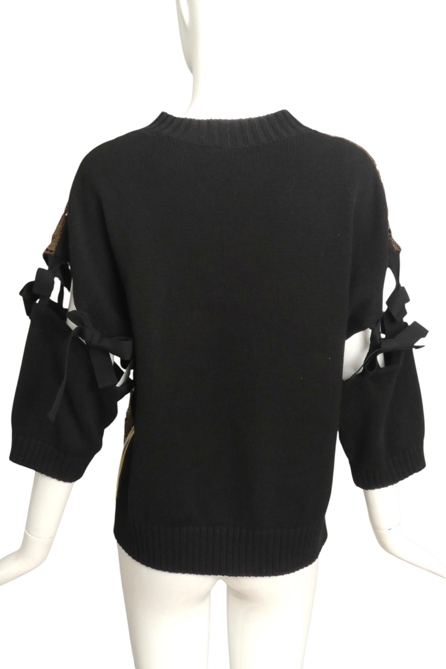 NO 21- Lace Cargo Sweater, Size 8