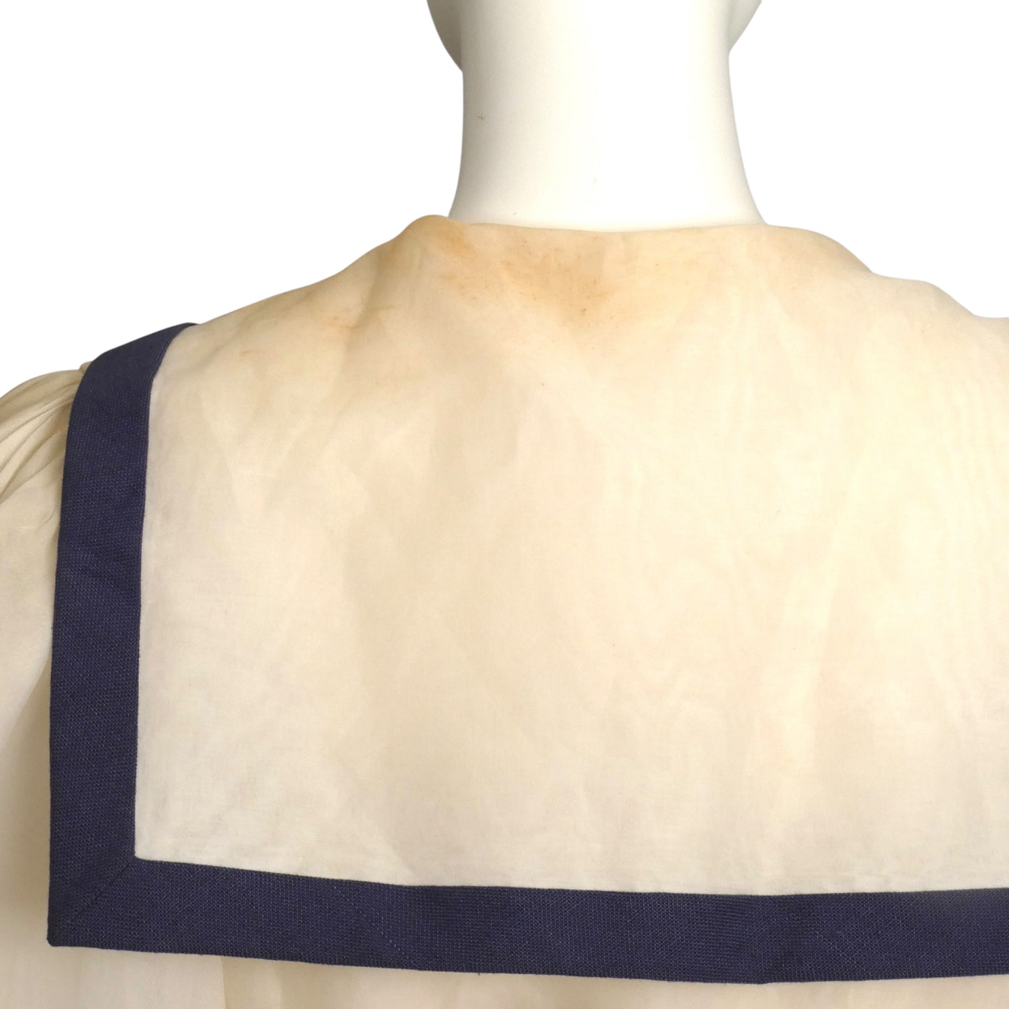 NORMAN NORELL- AS IS 1968 Organza Sailor Ball Gown, Size 4