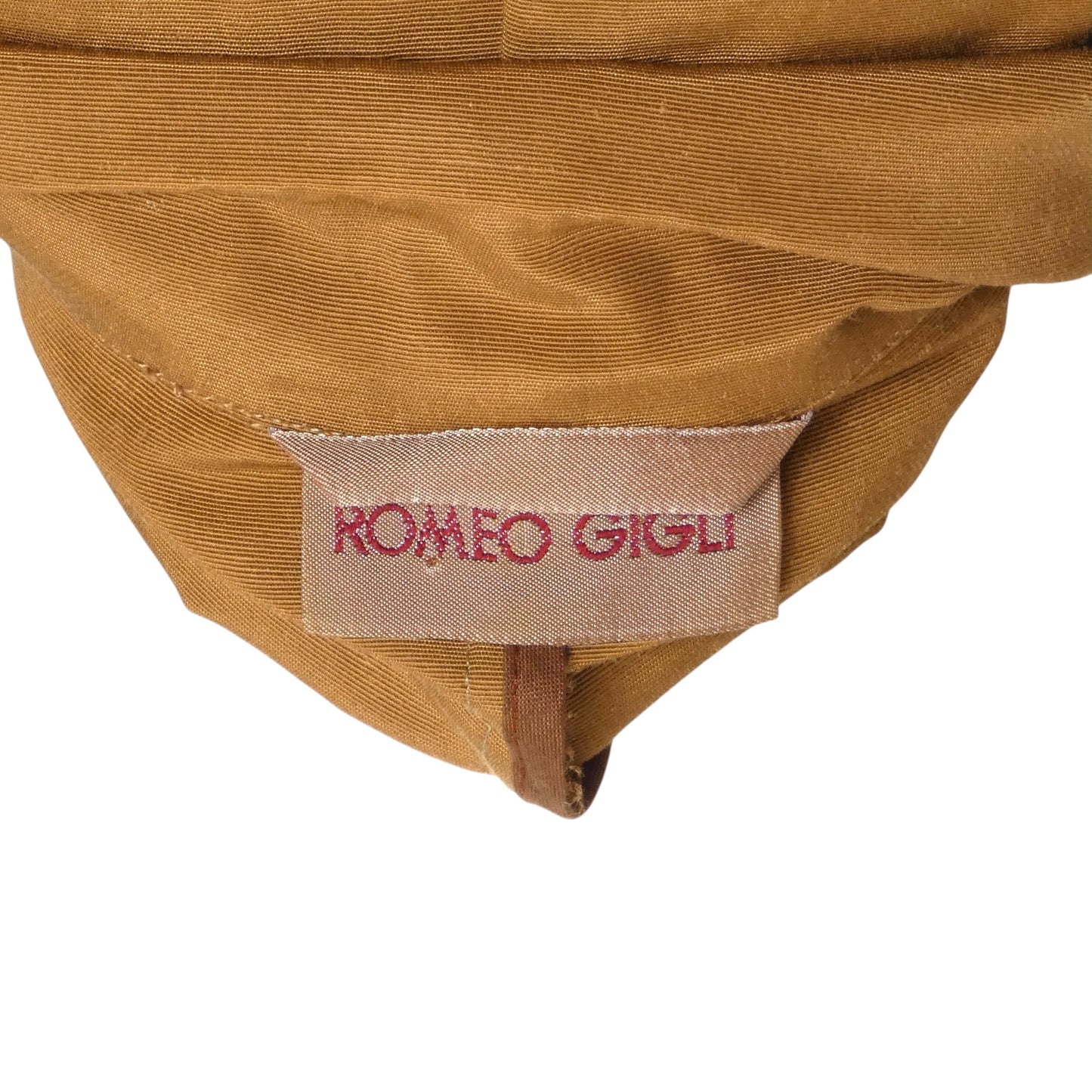 ROMEO GIGLI- 1980s Brown Moire Cotton Blazer, Size 10