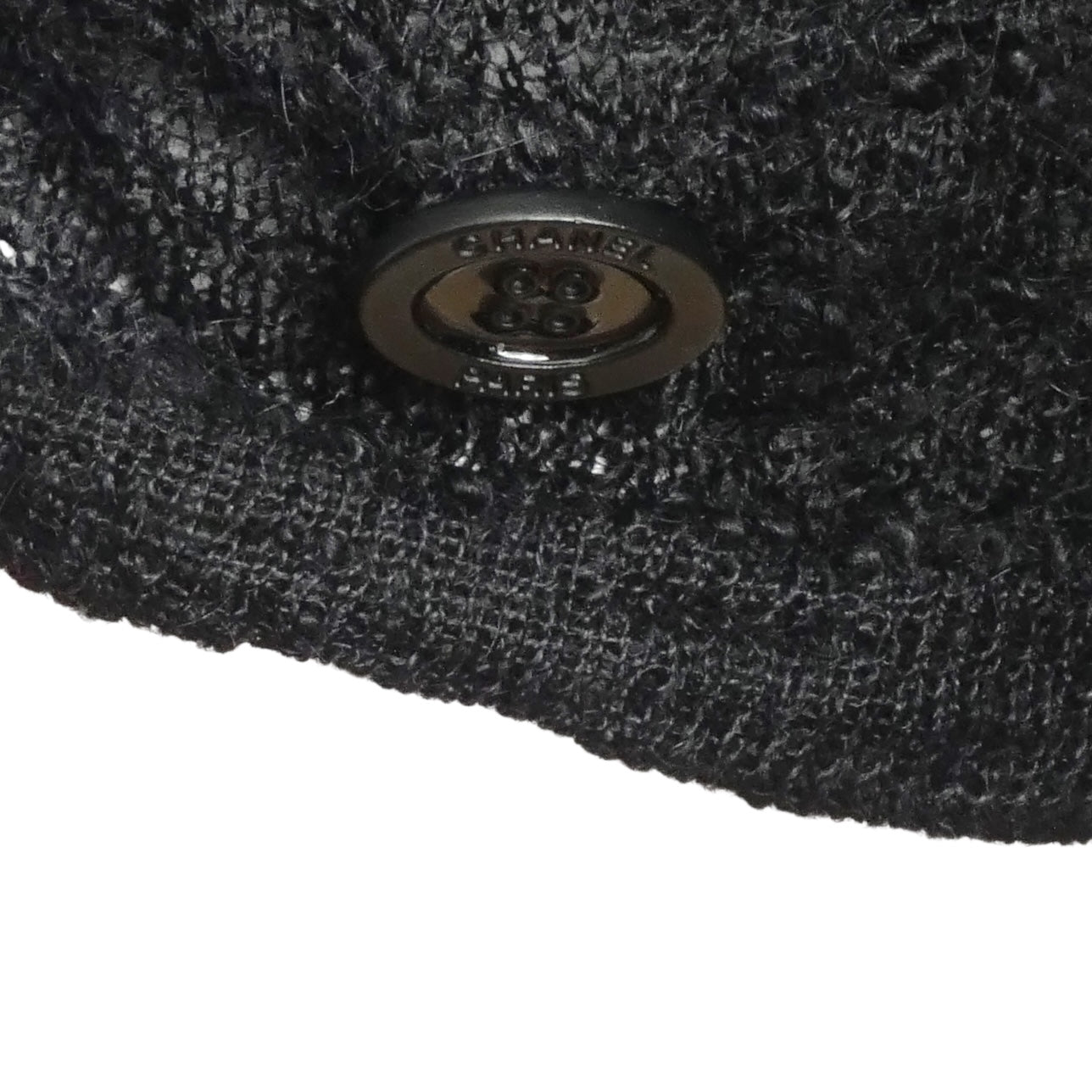 CHANEL- Black Wool Turtle Neck Sweater, Size 14