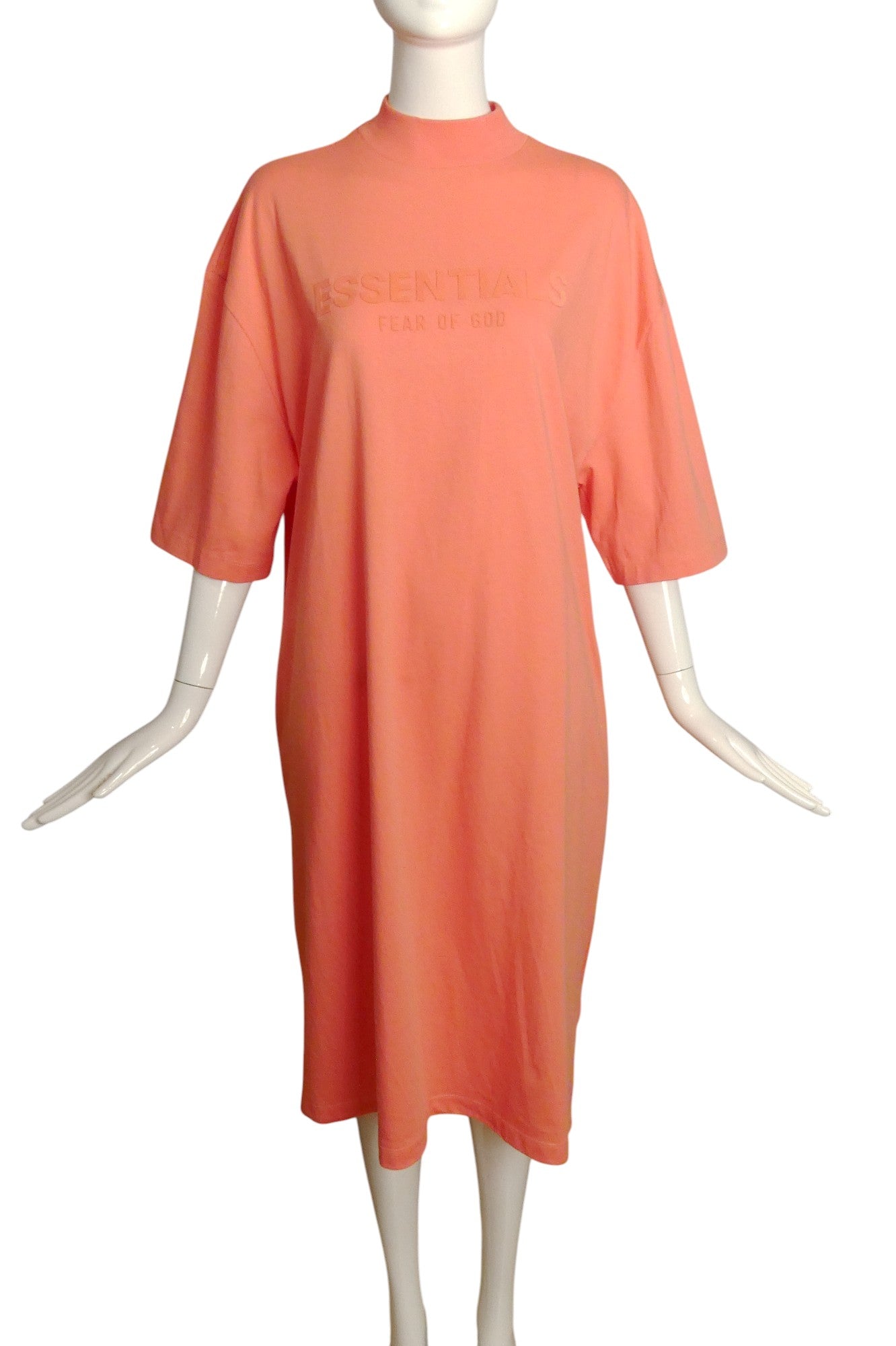 ESSENTIALS- NWT Peach Knit T-Shirt Tunic, Size Small
