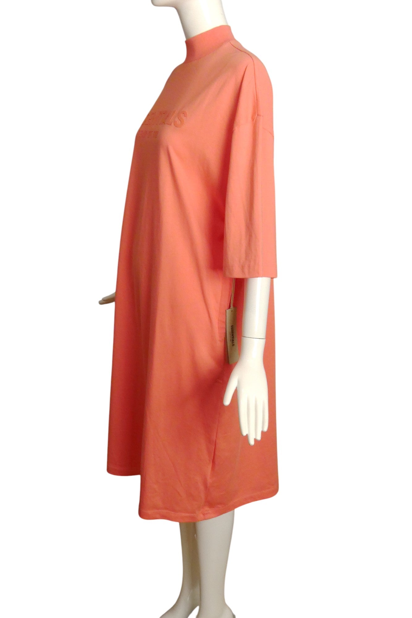 ESSENTIALS- NWT Peach Knit T-Shirt Tunic, Size Small
