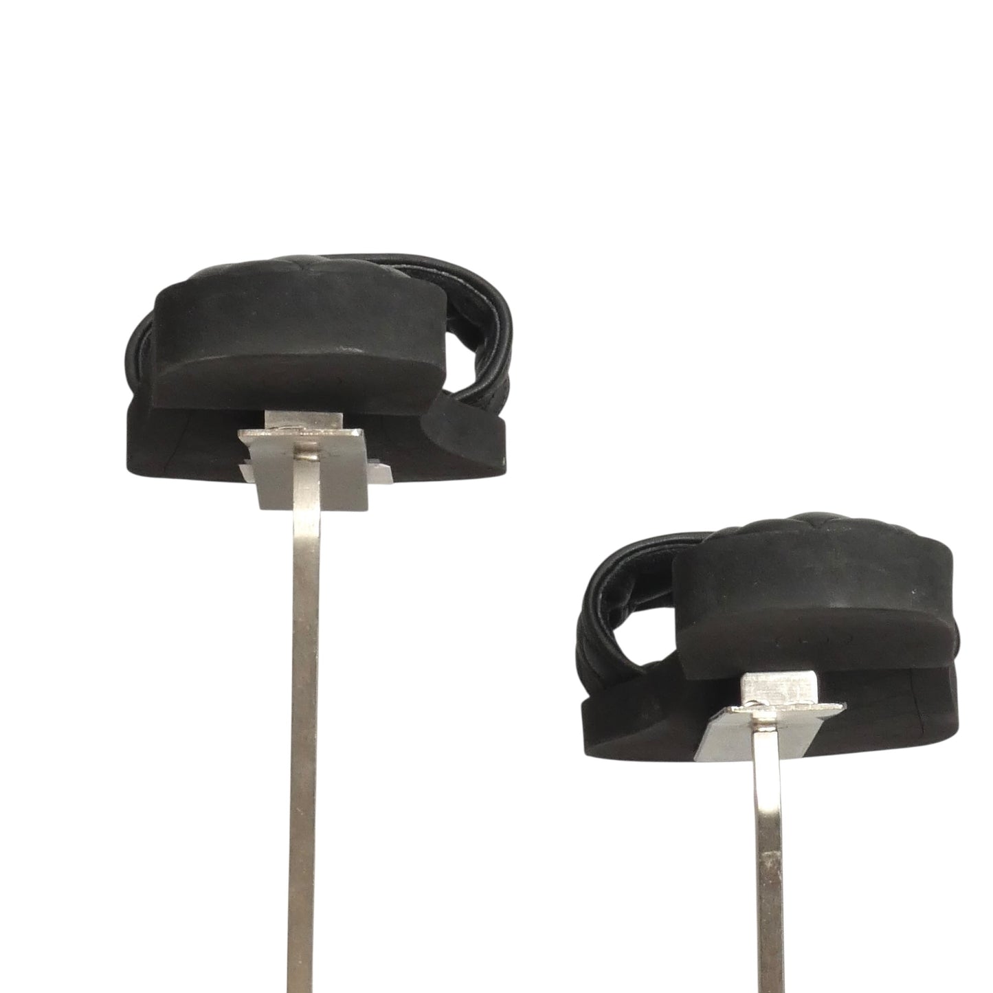 CHANEL- Black Quilted Leather "CC" Slides, Size 38.5