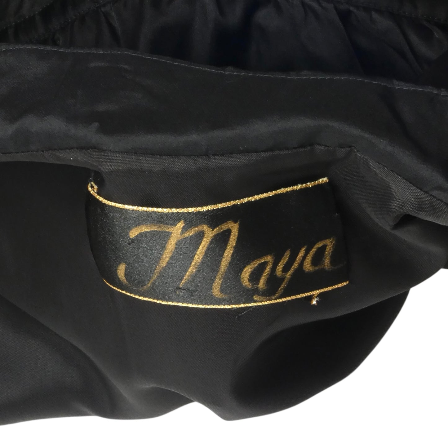 1980s Black Organza Puff Sleeve Jacket, Size 4