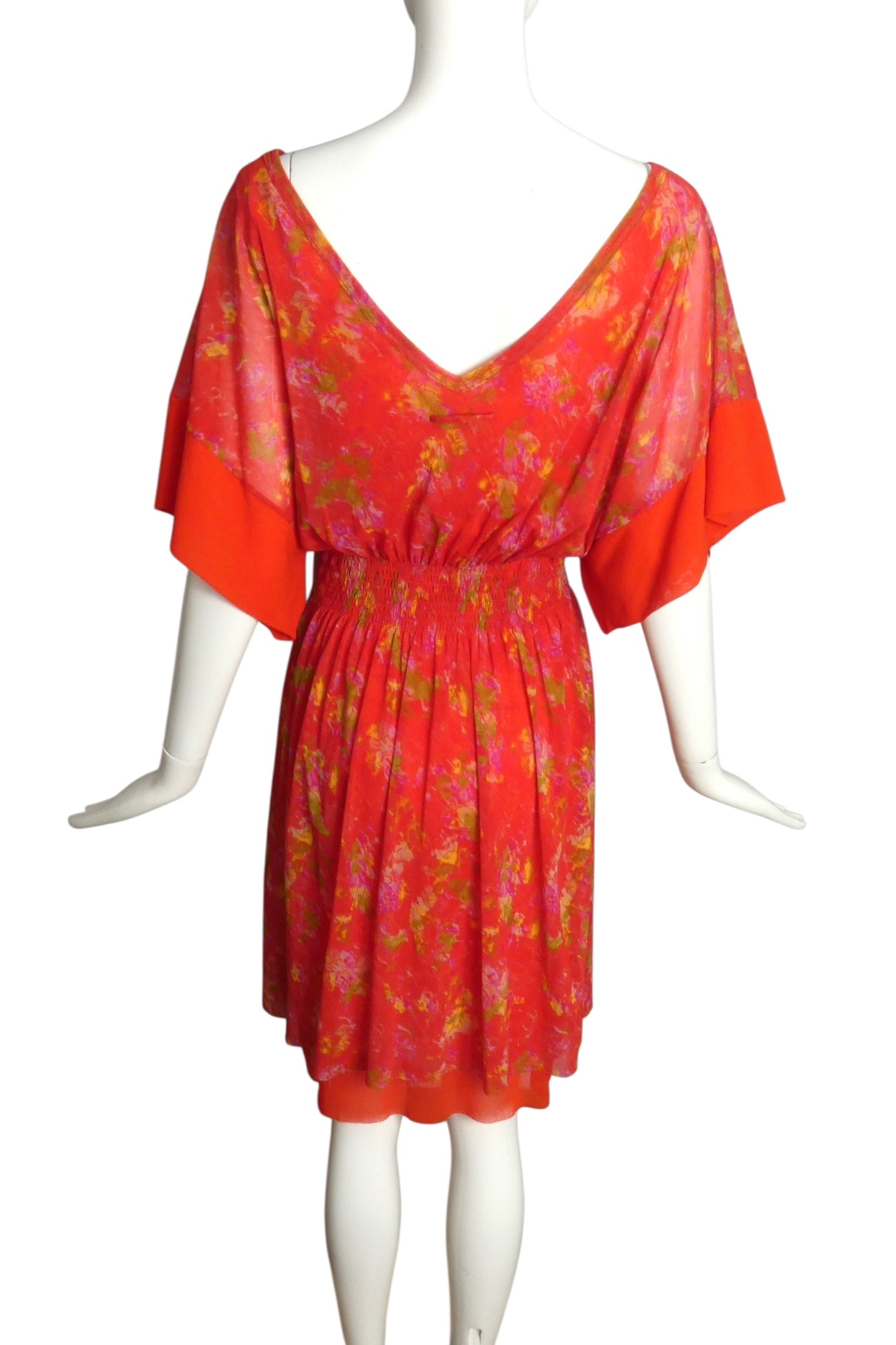 JEAN PAUL GAULTIER- Floral Mesh Dress, Size Small