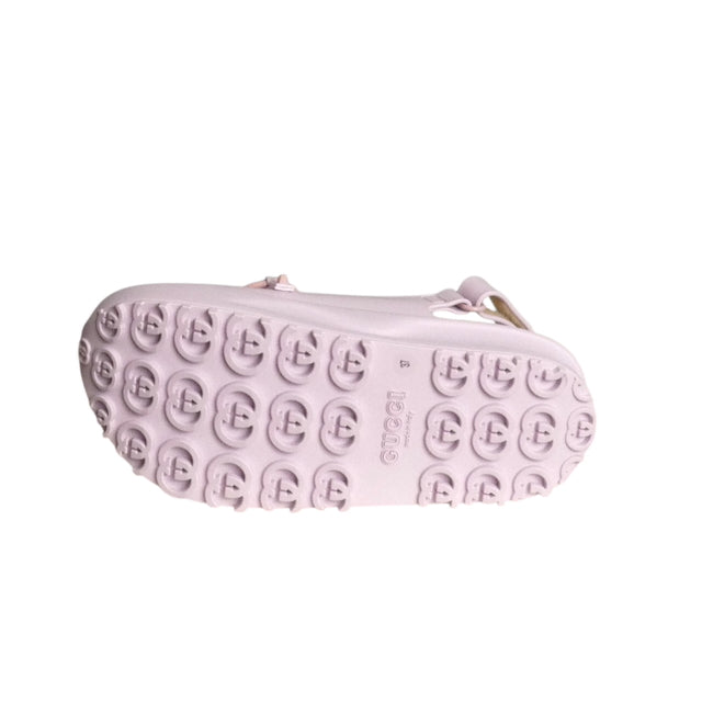 GUCCI- NIB Pink Soft Rubber Sandals, Size 37