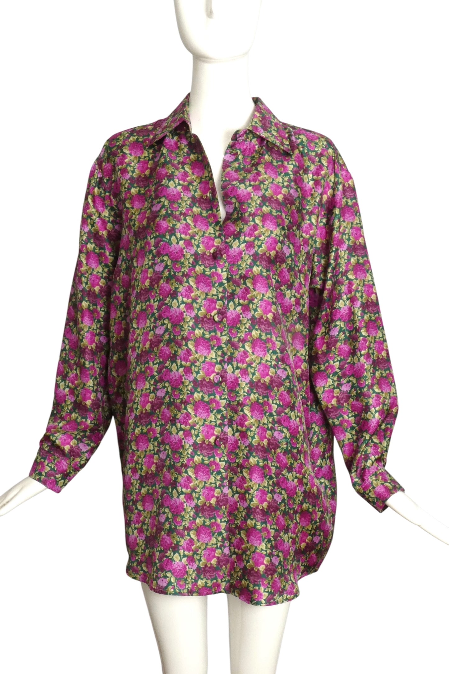GUCCI- NWT 2023 Floral Silk Tunic & Bra Top, Size 6
