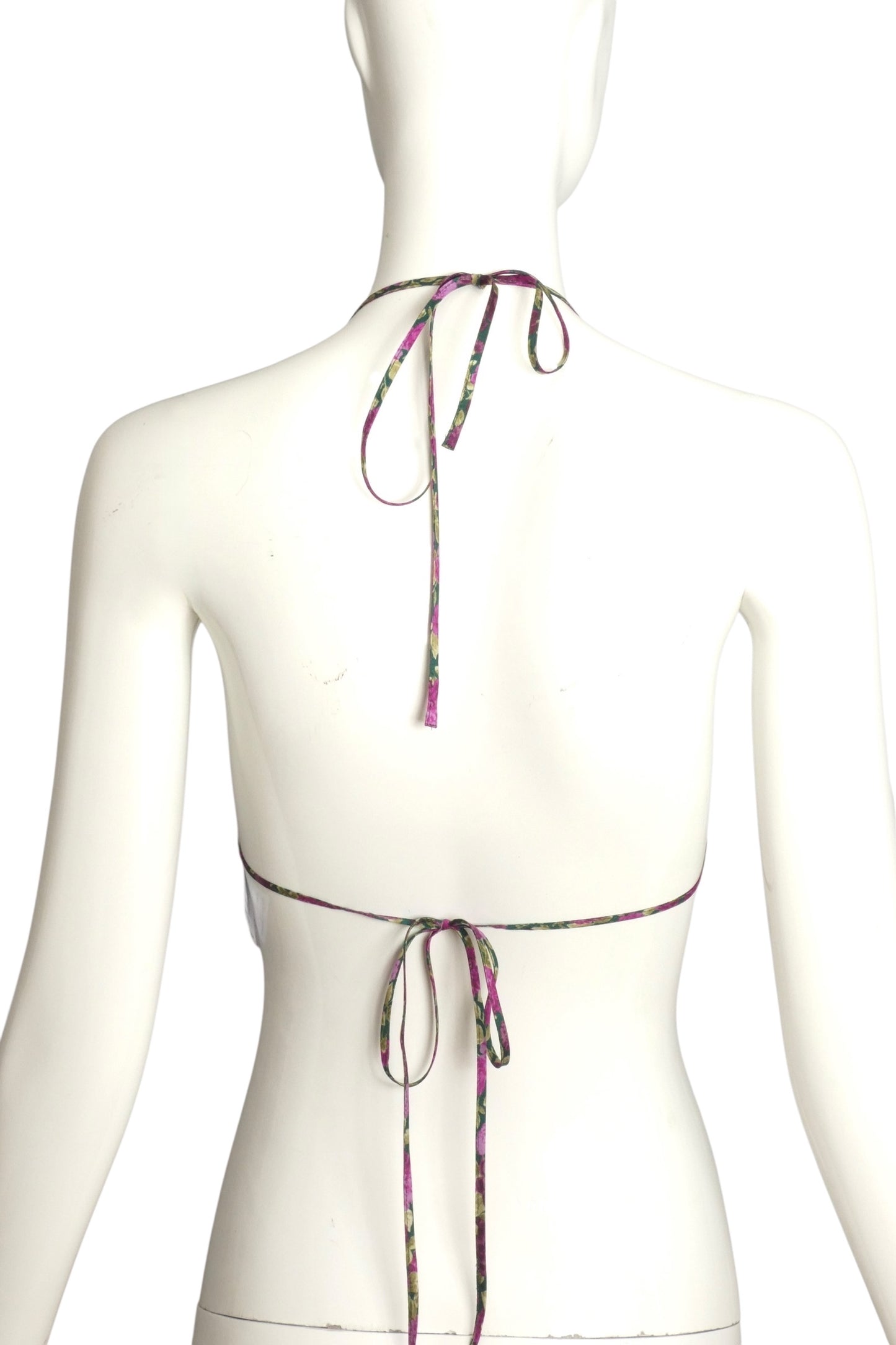 GUCCI- NWT 2023 Floral Silk Tunic & Bra Top, Size 6
