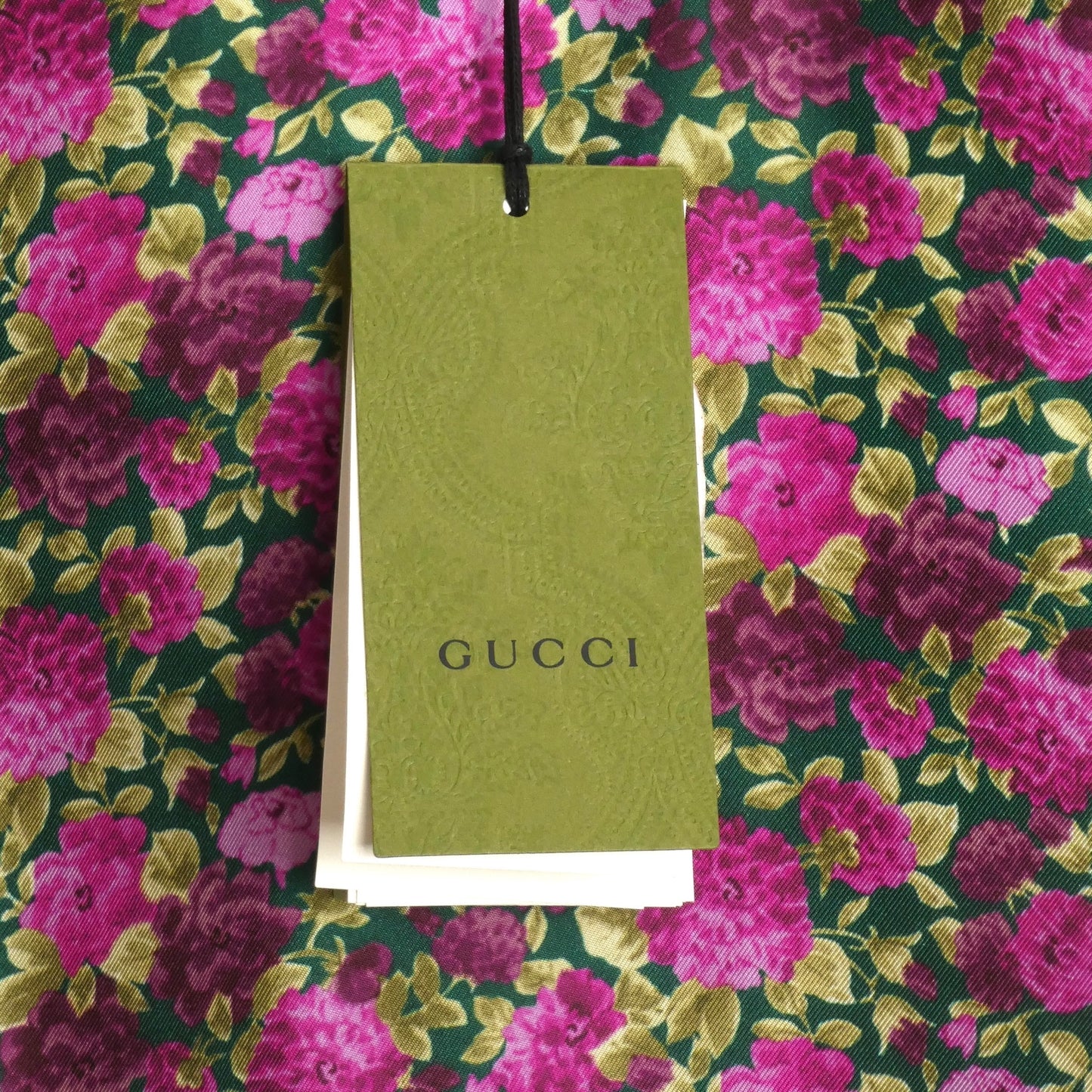 GUCCI- NWT 2023 Floral Silk Tunic & Bra Top, Size 6