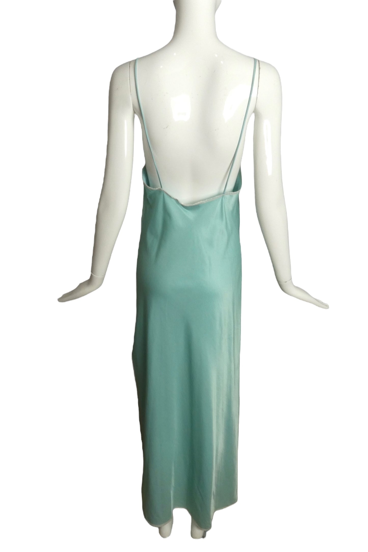 BILL TICE- 1970s 2pc Sateen Knit Nightgown & Bed Jacket, Size 4