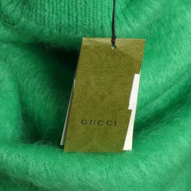 GUCCI- NWT 2023 Green Mohair Knit Dress, Multiple Sizes Available