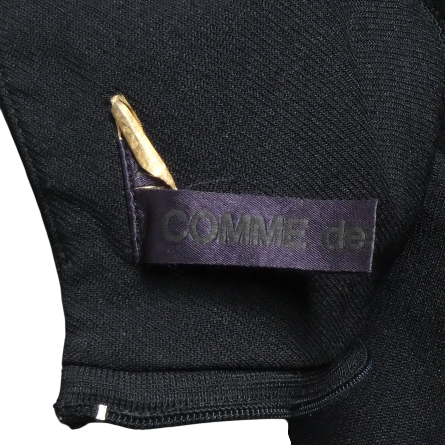COMME DES GARCONS- 2018 Black Sculptural Knit Dress, Size 4