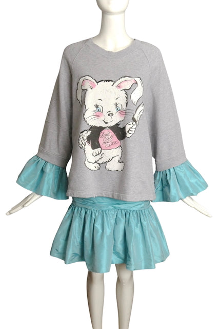 MOSCHINO COUTURE- NWT 2020 Killer Bunny Dress, Size 4