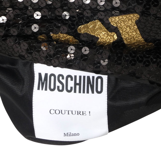 MOSCHINO COUTURE- NWT 2020 Rock-N-Roll Sequin Top, Size 2