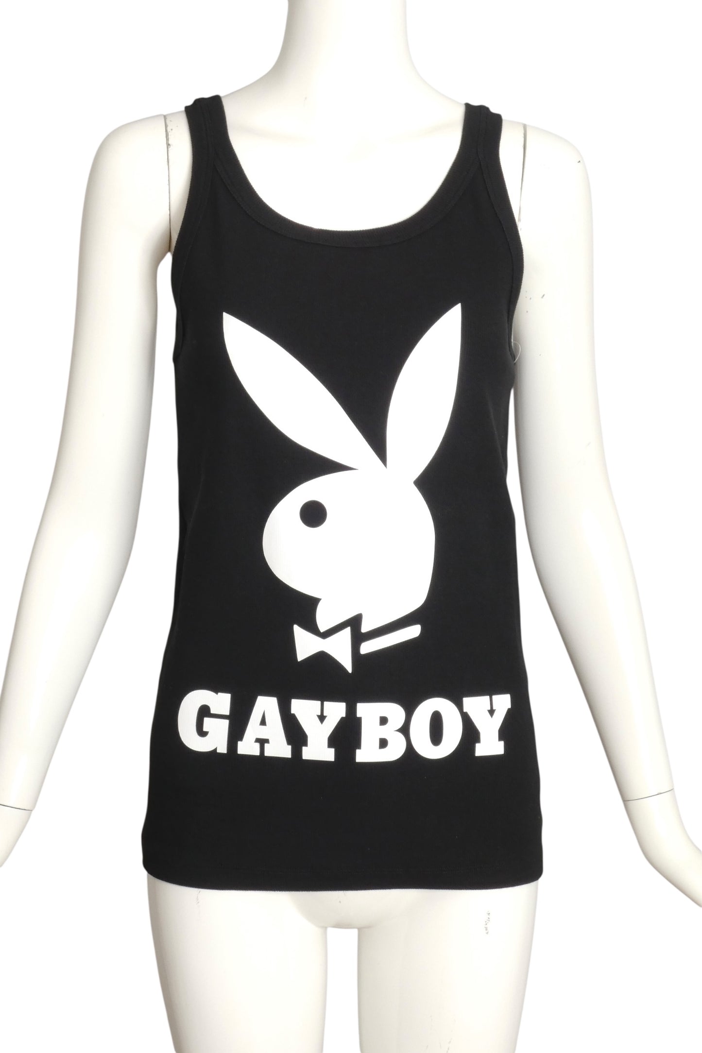 MOSCHINO COUTURE- NWT 2019 Black Gayboy Tank Top, Size 6