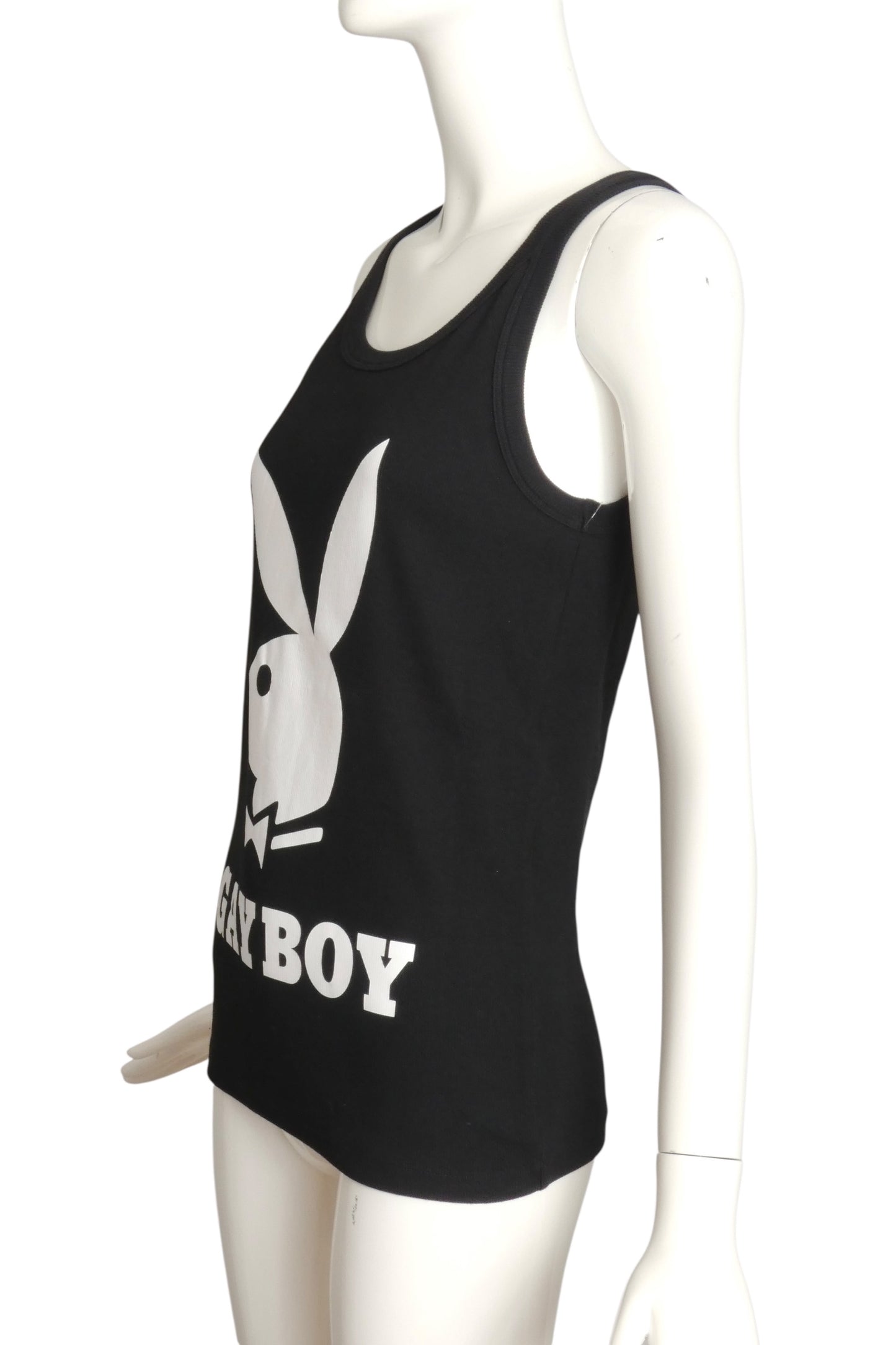 MOSCHINO COUTURE- NWT 2019 Black Gayboy Tank Top, Size 6