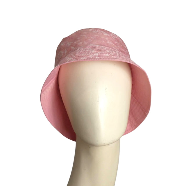 VERSACE- NWT Pink Baroque Print Bucket Hat, Size 58