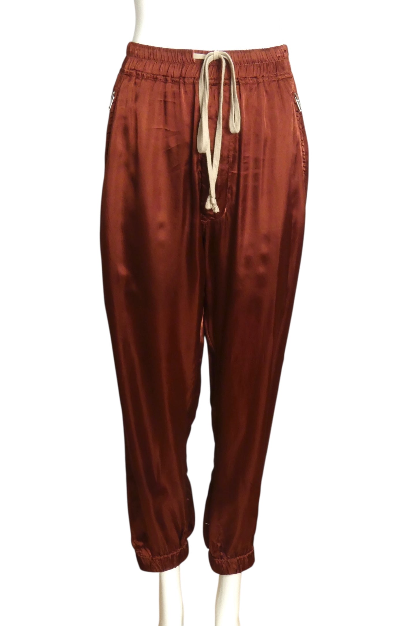 RICK OWENS- 2019 Satin Joggers, Size 4