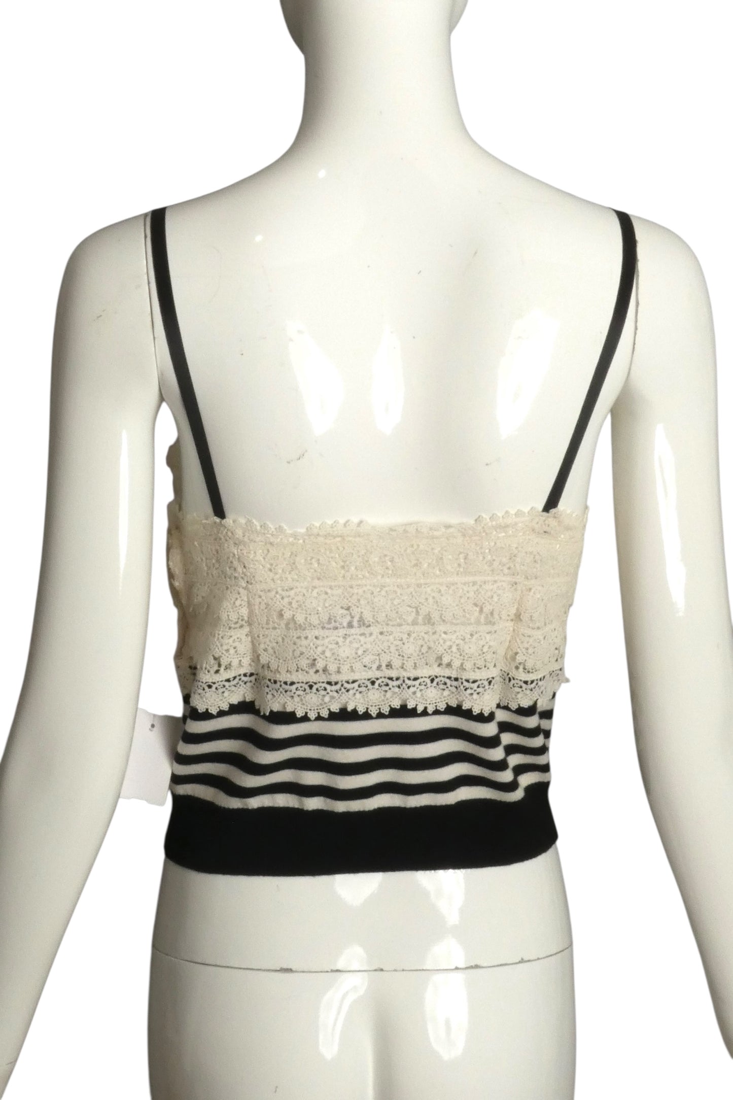 CHANEL- 2005 Lace & Knit Chemise, Size 8