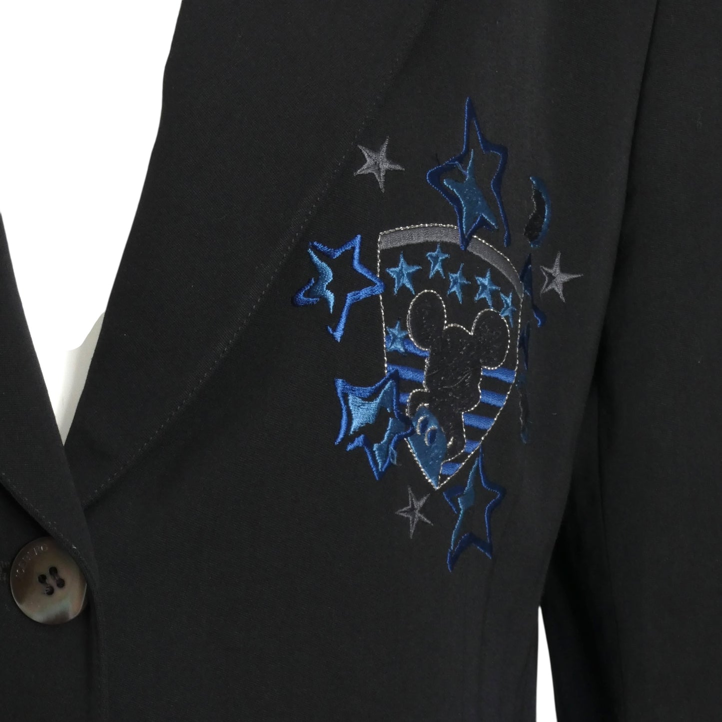 ICEBERG- 1990s Navy Mickey Mouse Blazer, Size 10