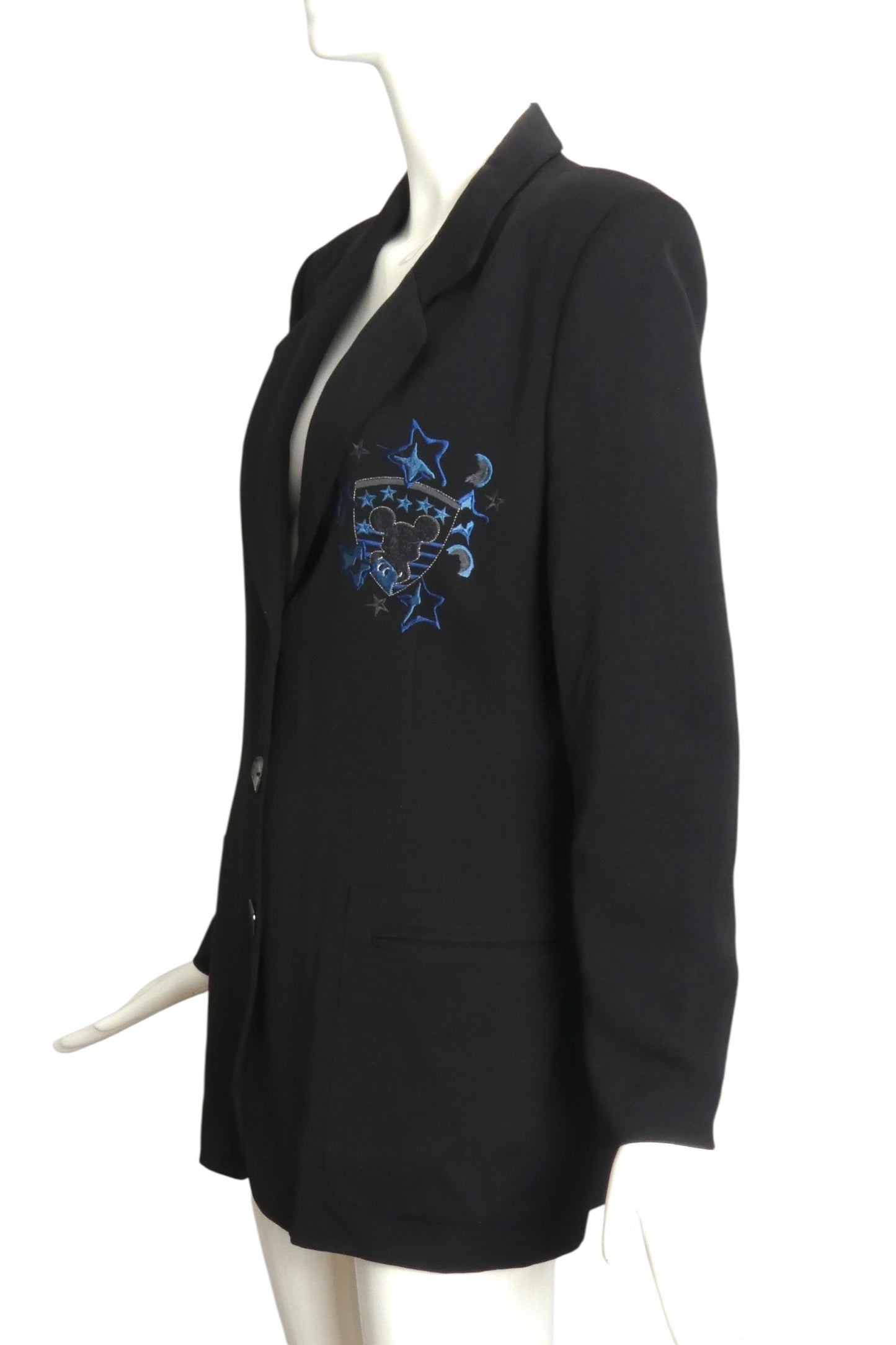 ICEBERG- 1990s Navy Mickey Mouse Blazer, Size 10