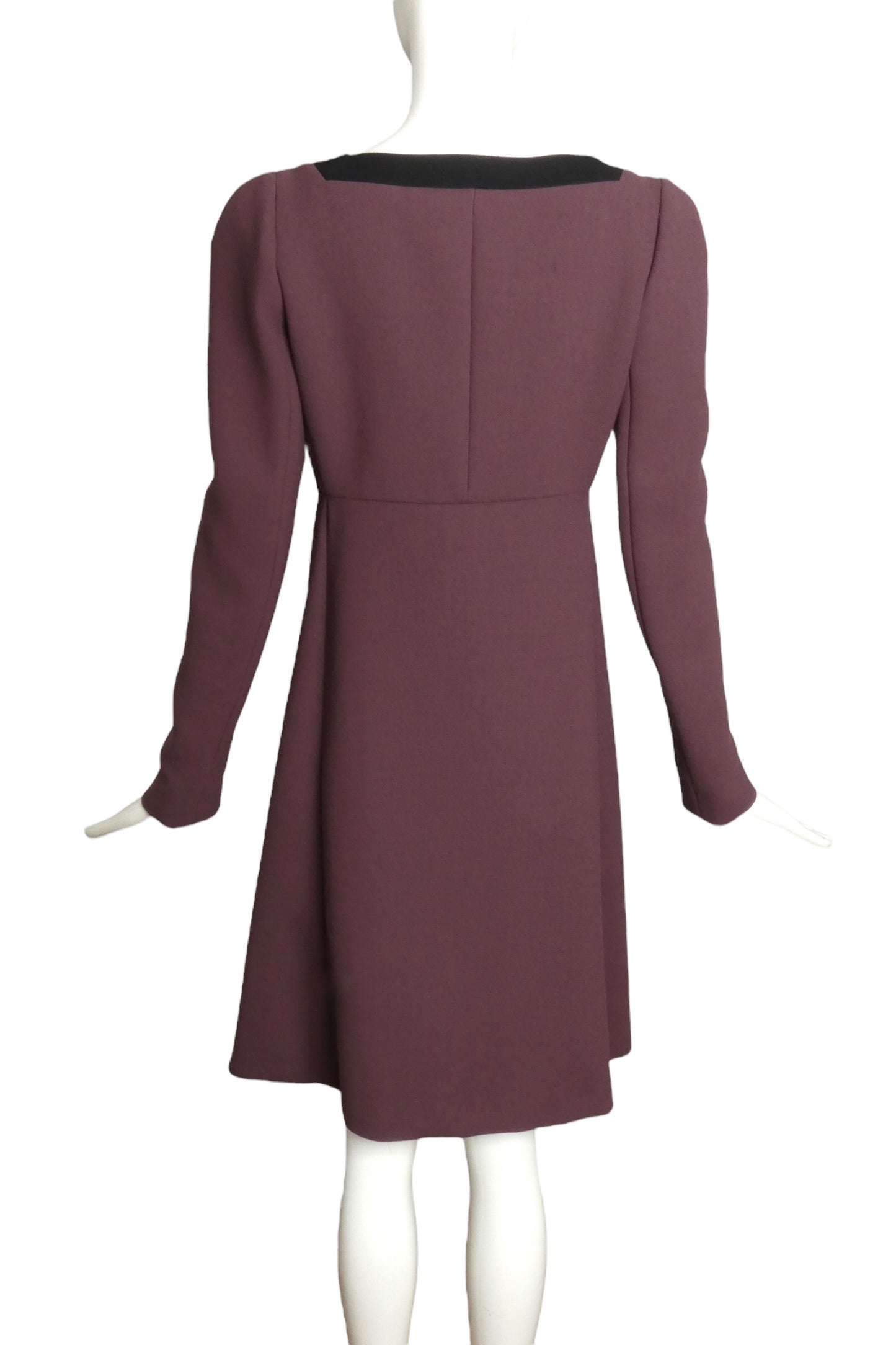 PRADA- 2001 Wool Empire Dress, Size 6