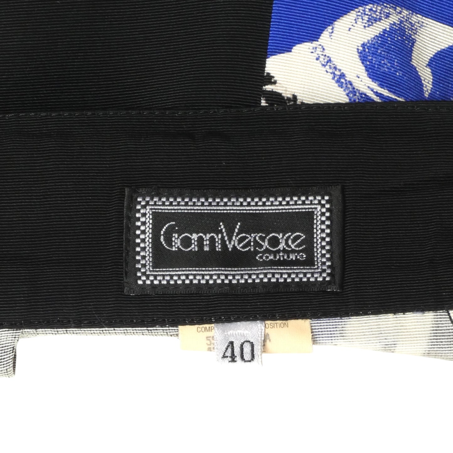 GIANNI VERSACE- 1991 Multi Color Rayon Shorts, Size 4