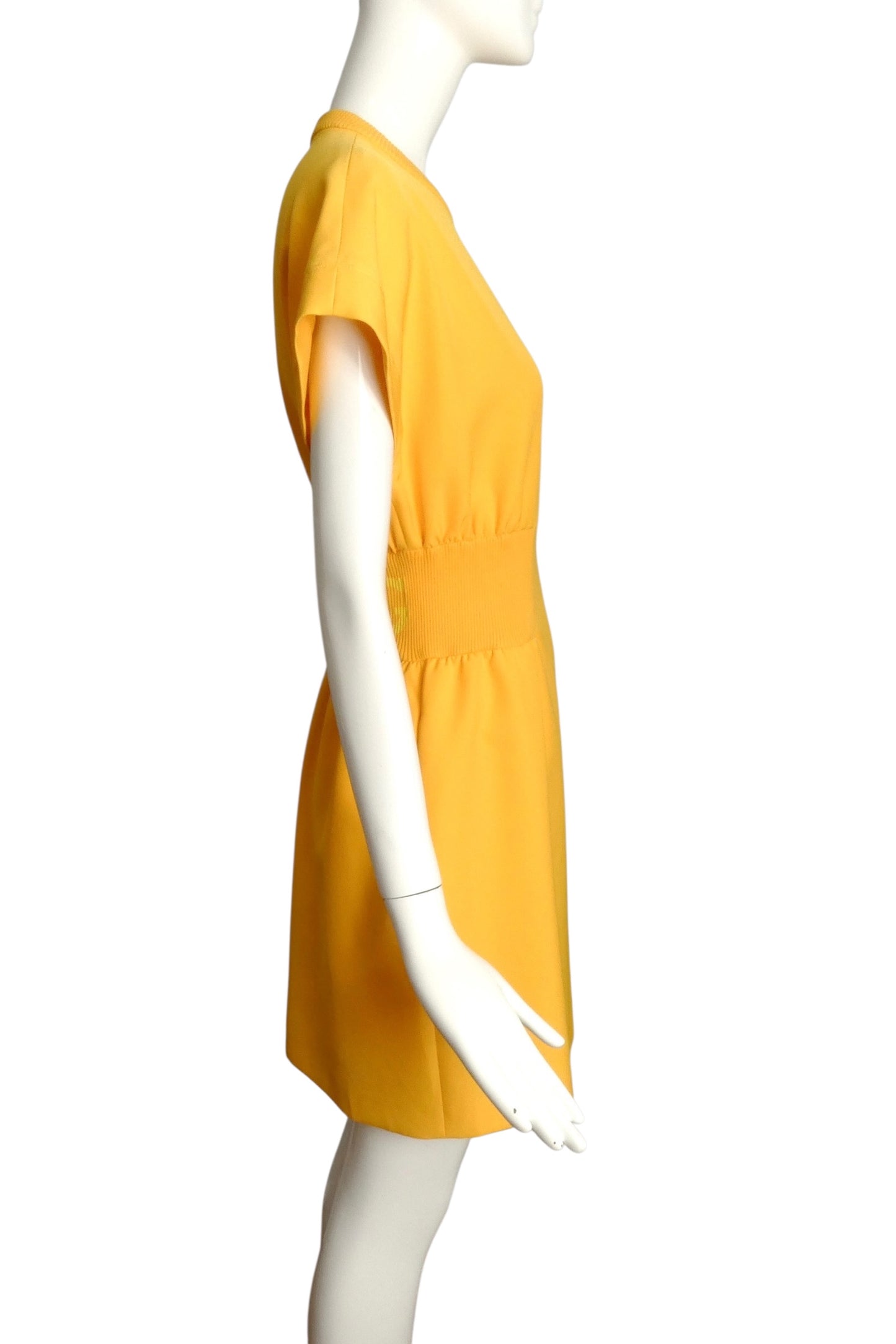 ICEBERG- 2021 Yellow Knit Shift Dress, Size 4