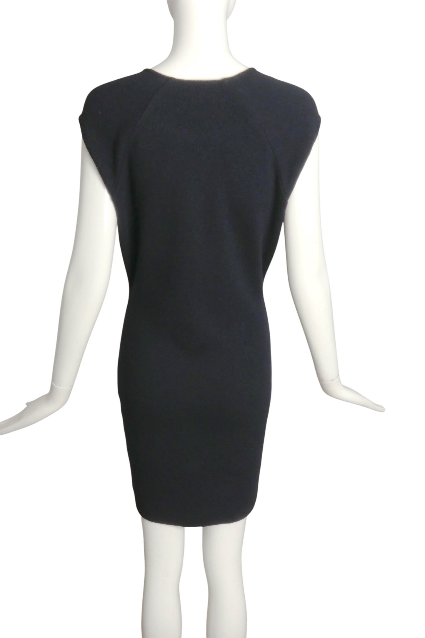 MARY KATRANTZOU- NWT Graphic Print Wool Knit Dress, Size Medium