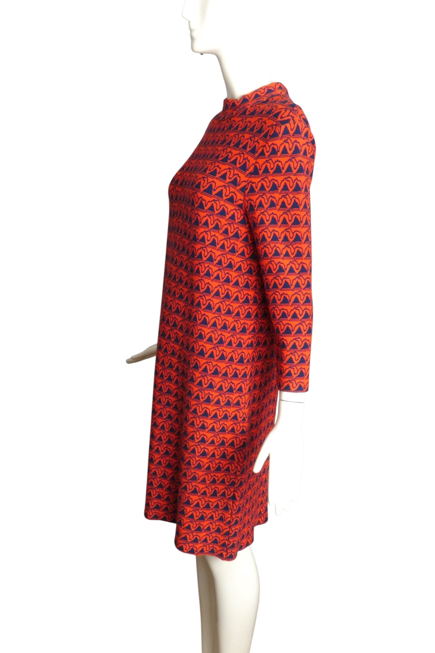 ISSA- NWT Multi Color Patterned Knit Dress, Size Medium