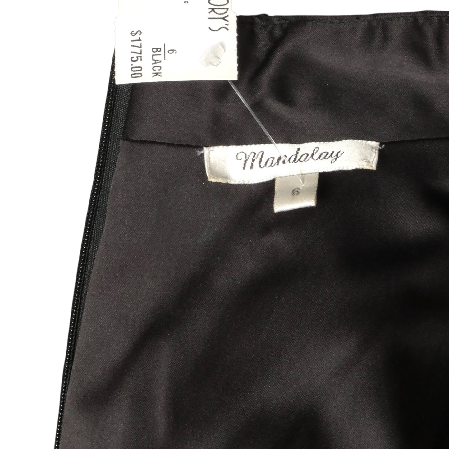 MANDALAY-NWT Black Jeweled Cocktail Dress, Size 6