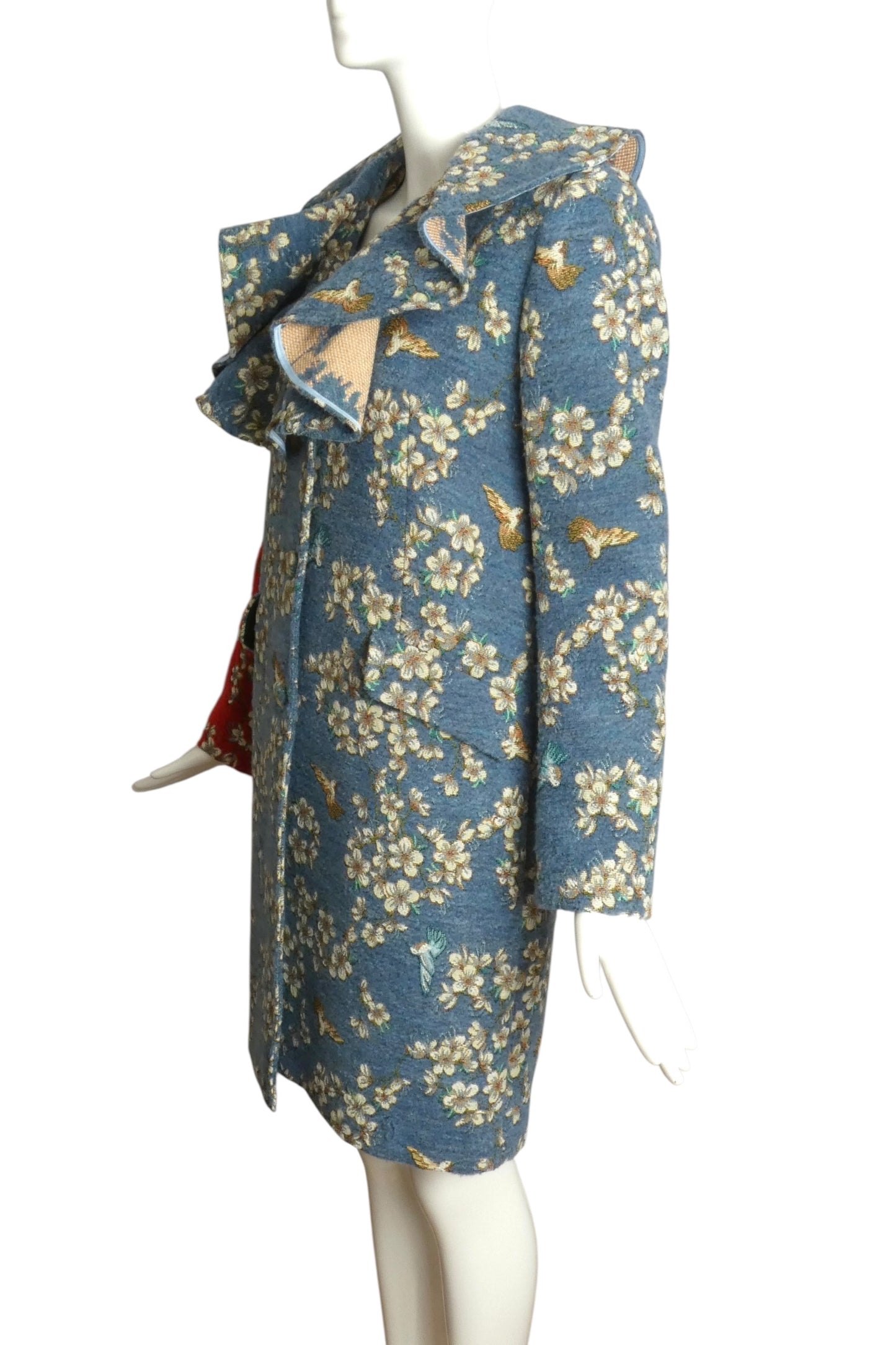 ULTRACHIC- NWT 2018 Multi Color Tapestry Overcoat, Size 12