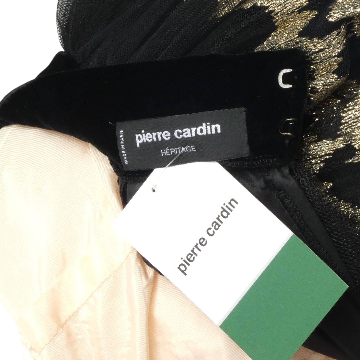 PIERRE CARDIN-1999 Gold Tulle Ball Gown Skirt, Size-4